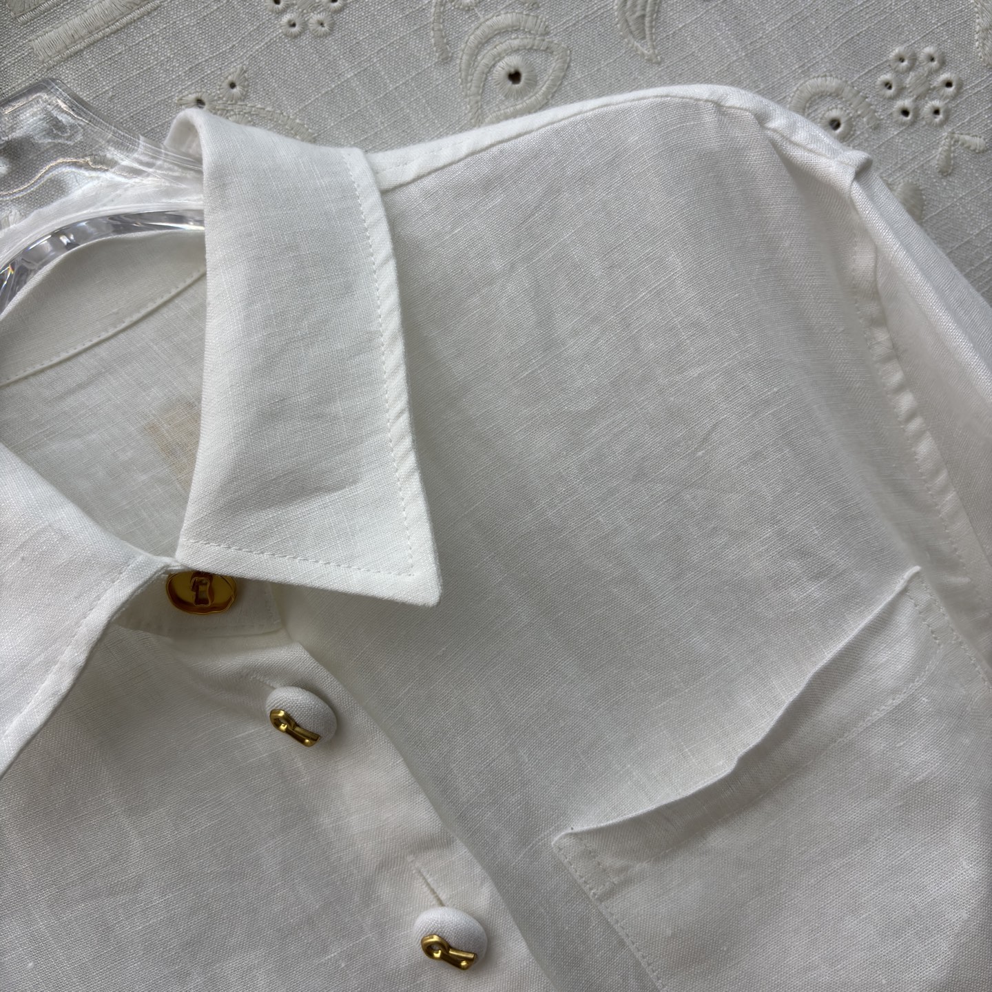 Sch 26新款 高级感亚麻套装 自带清冷贵气 亚麻面料 细节精致点睛 衬衫利落有型 阔腿裤藏肉显瘦 一