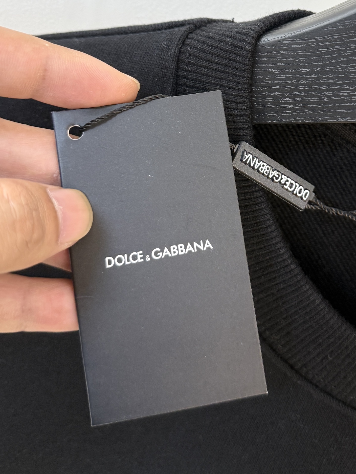 P杜嘉班纳25SS【新品】最新最顶级版本精美工艺圆领卫衣，最顶级的品质专柜原单套头衫，顶级制作工艺进口面