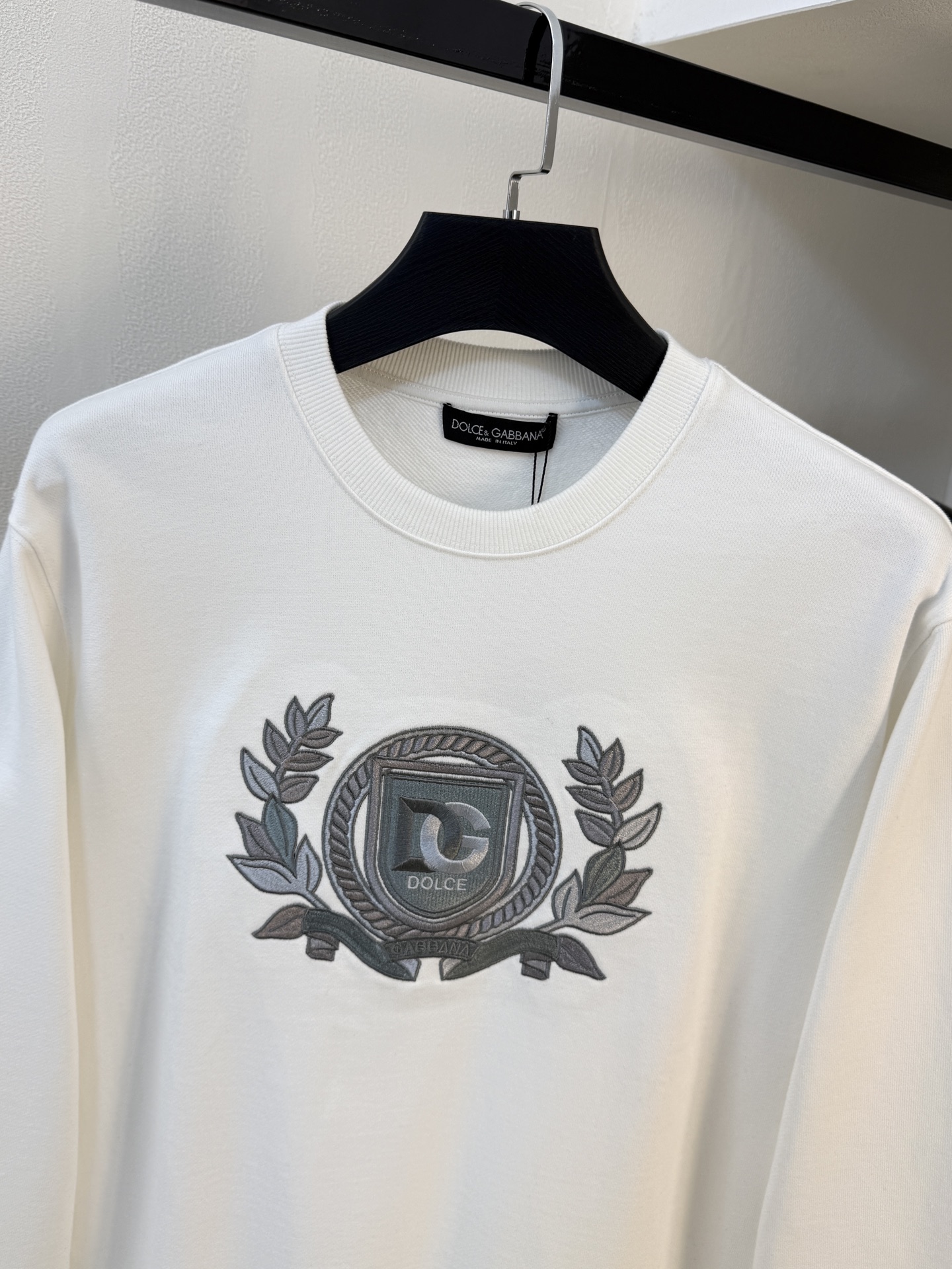 P杜嘉班纳25SS【新品】最新最顶级版本精美工艺圆领卫衣，最顶级的品质专柜原单套头衫，顶级制作工艺进口面