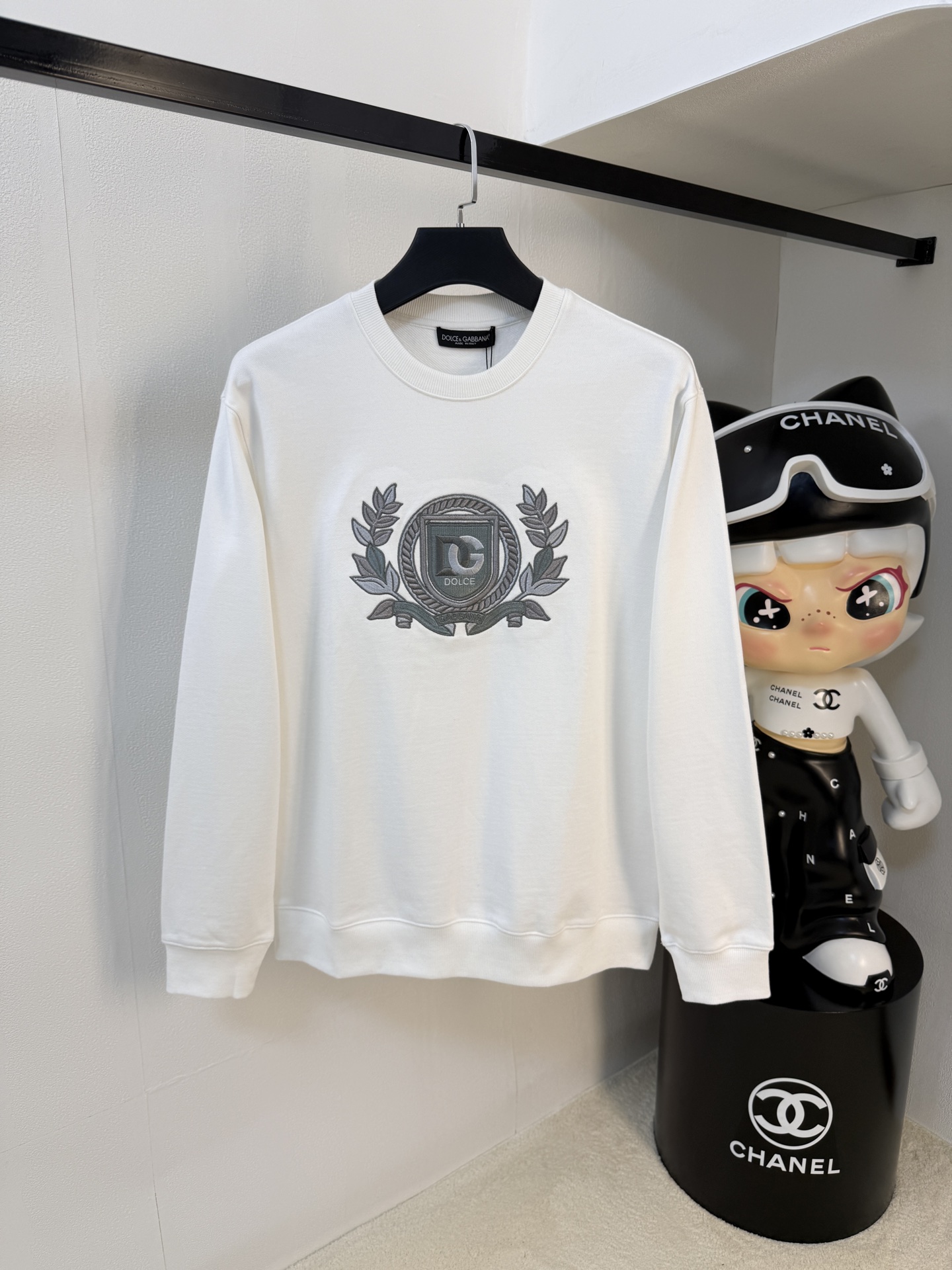 P杜嘉班纳25SS【新品】最新最顶级版本精美工艺圆领卫衣，最顶级的品质专柜原单套头衫，顶级制作工艺进口面