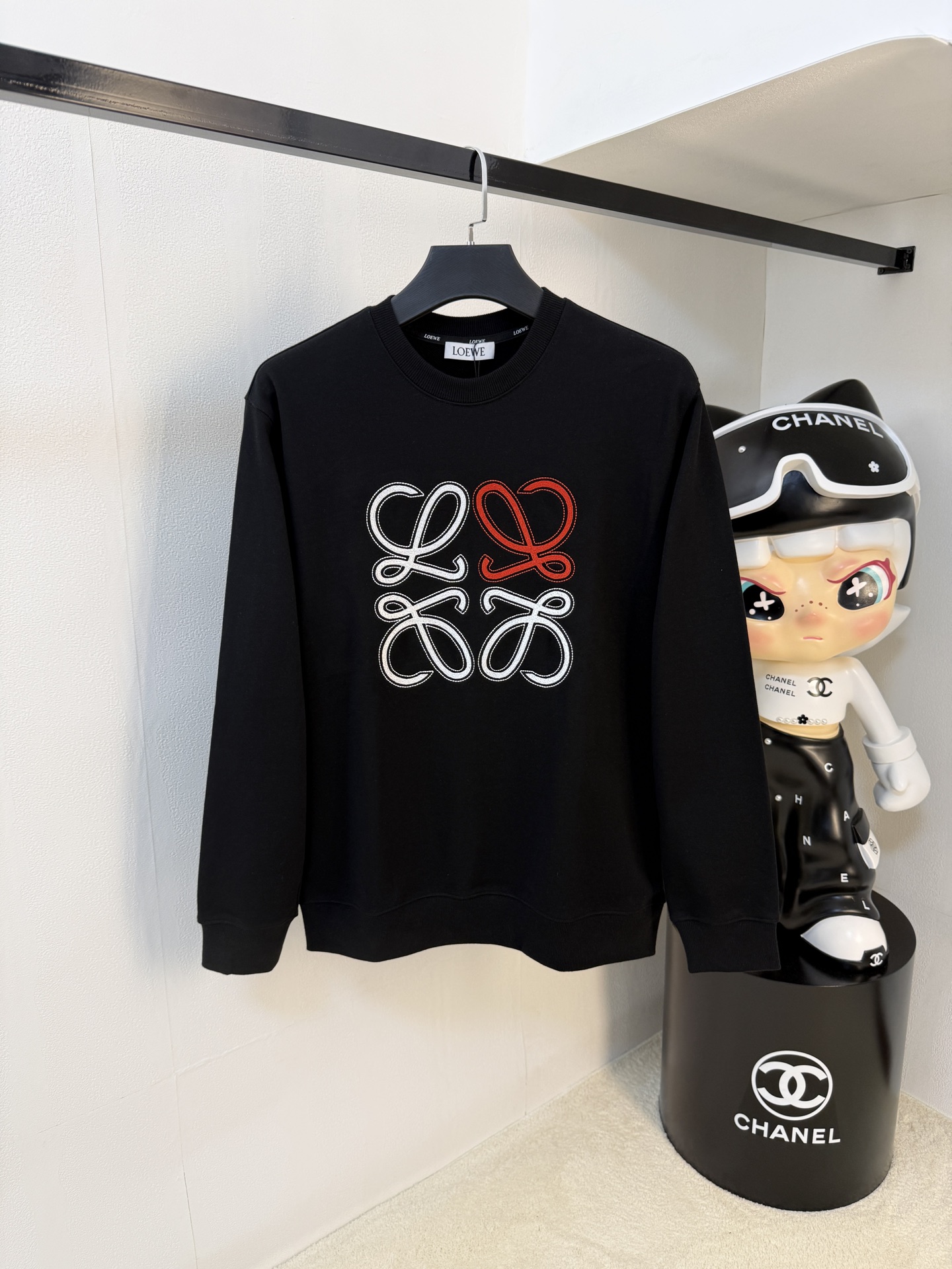 P罗意威25SS【新品】最新最顶级版本精美工艺圆领卫衣，最顶级的品质专柜原单套头衫，顶级制作工艺进口面料