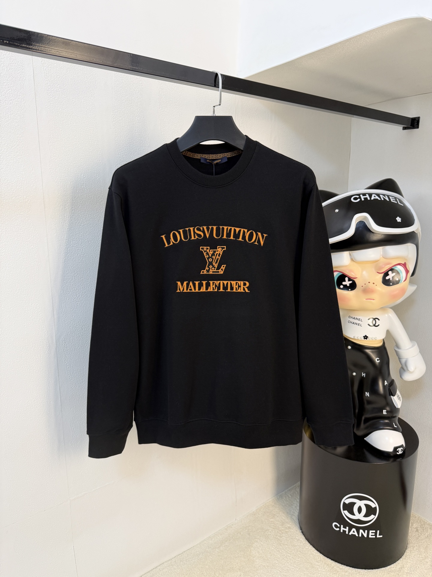 PLV 25SS【新品】最新最顶级版本精美工艺圆领卫衣，最顶级的品质专柜原单套头衫，顶级制作工艺进口面料