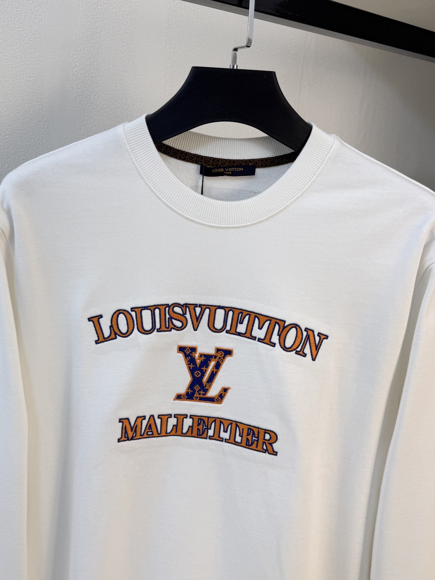 PLV 25SS【新品】最新最顶级版本精美工艺圆领卫衣，最顶级的品质专柜原单套头衫，顶级制作工艺进口面料