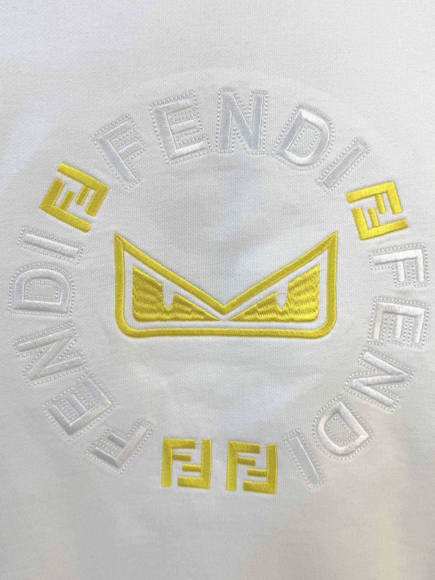 P芬迪25SS【新品】最新最顶级版本精美工艺圆领卫衣，最顶级的品质专柜原单套头衫，顶级制作工艺进口面料，