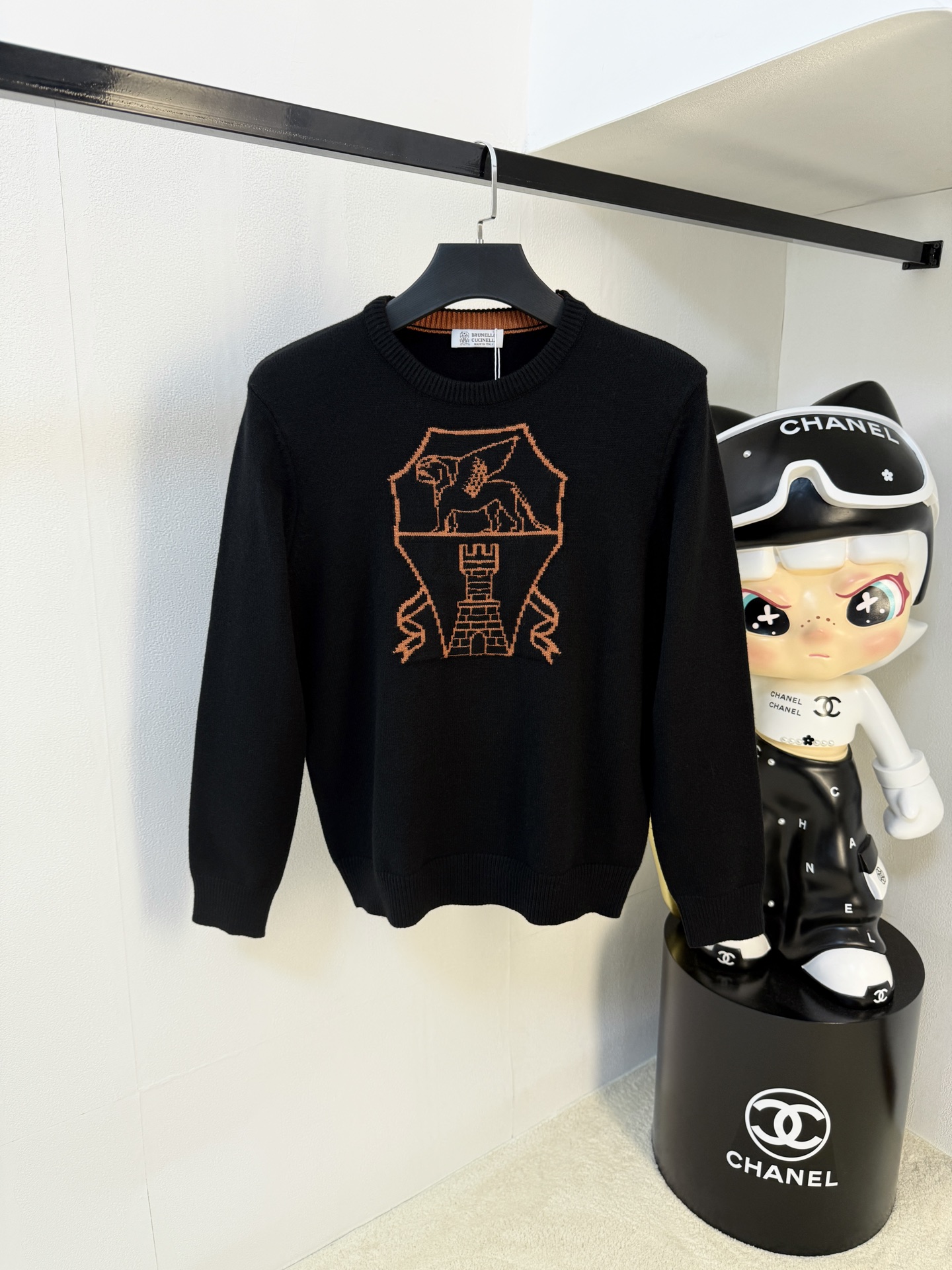 NO:572968,BC Bruti 25ss Autumn and Winter [New Product] Sweater is exclusively for sale, imported original technical wool worsted!  The fine knitting is integrated, and the color mixed weaving is purely handmade. The grade is extremely high, highlighting the taste and luxury of clothing. The craftsmanship is exquisite!  Customized original craftsmanship threaded upper body, extremely handsome, purchasing agent level counter, same style for men and women, size S-XL,,sweaters,alexander wang19860909BC布鲁提25ss秋冬【新品】毛衣专供狠货,进口原版科技羊毛精纺！精细针织一体,色彩混织纯手工技艺呈现 档次极高,凸显衣着品味与奢华 工艺精湛！定制原版工艺螺纹上身帅到爆,代购级别专柜男女同款 码数S-XL,,sweaters,alexander wang,Men's clothing