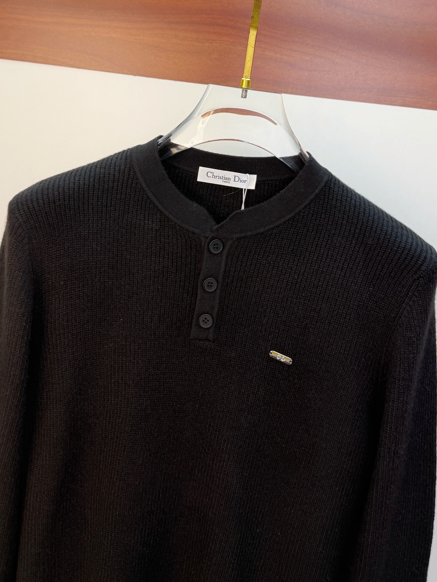 P迪奥2025【新品】秋冬新款针织羊毛开衫 高品质意大利进口羊毛混纺面料，高密度针织，时尚百搭毛衣，帅气