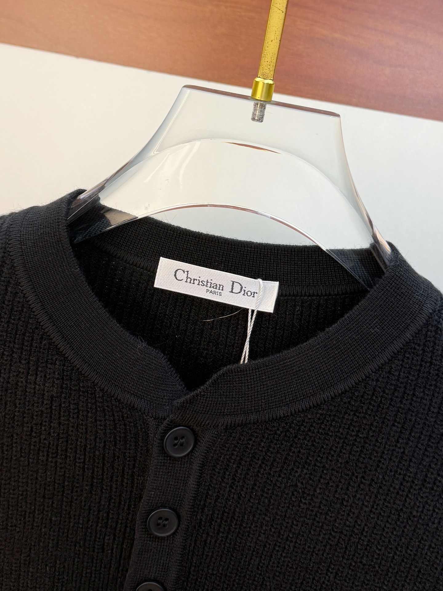 P迪奥2025【新品】秋冬新款针织羊毛开衫 高品质意大利进口羊毛混纺面料，高密度针织，时尚百搭毛衣，帅气