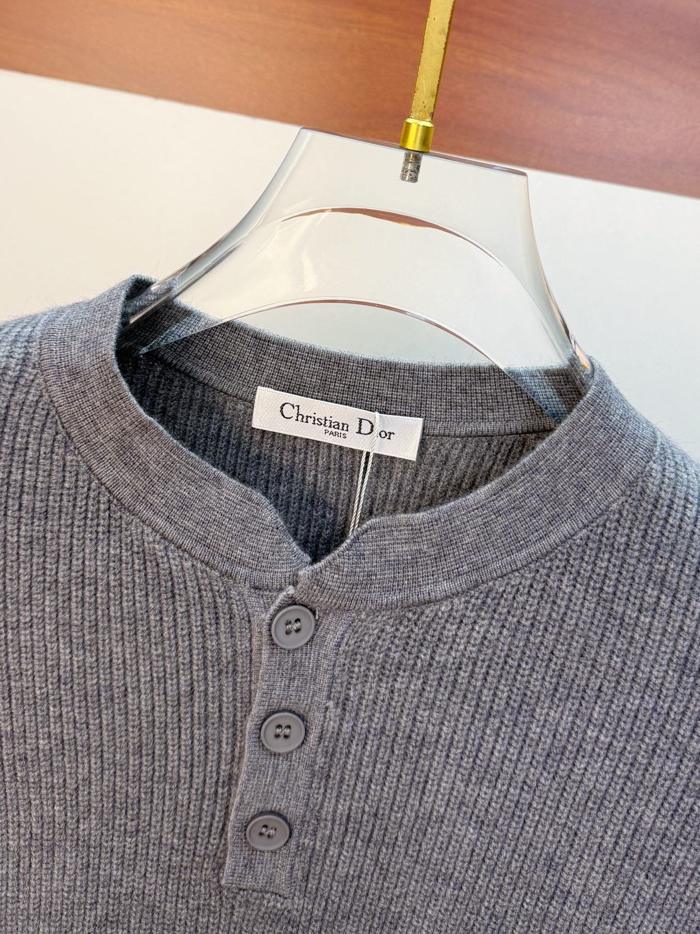 P迪奥2025【新品】秋冬新款针织羊毛开衫 高品质意大利进口羊毛混纺面料，高密度针织，时尚百搭毛衣，帅气