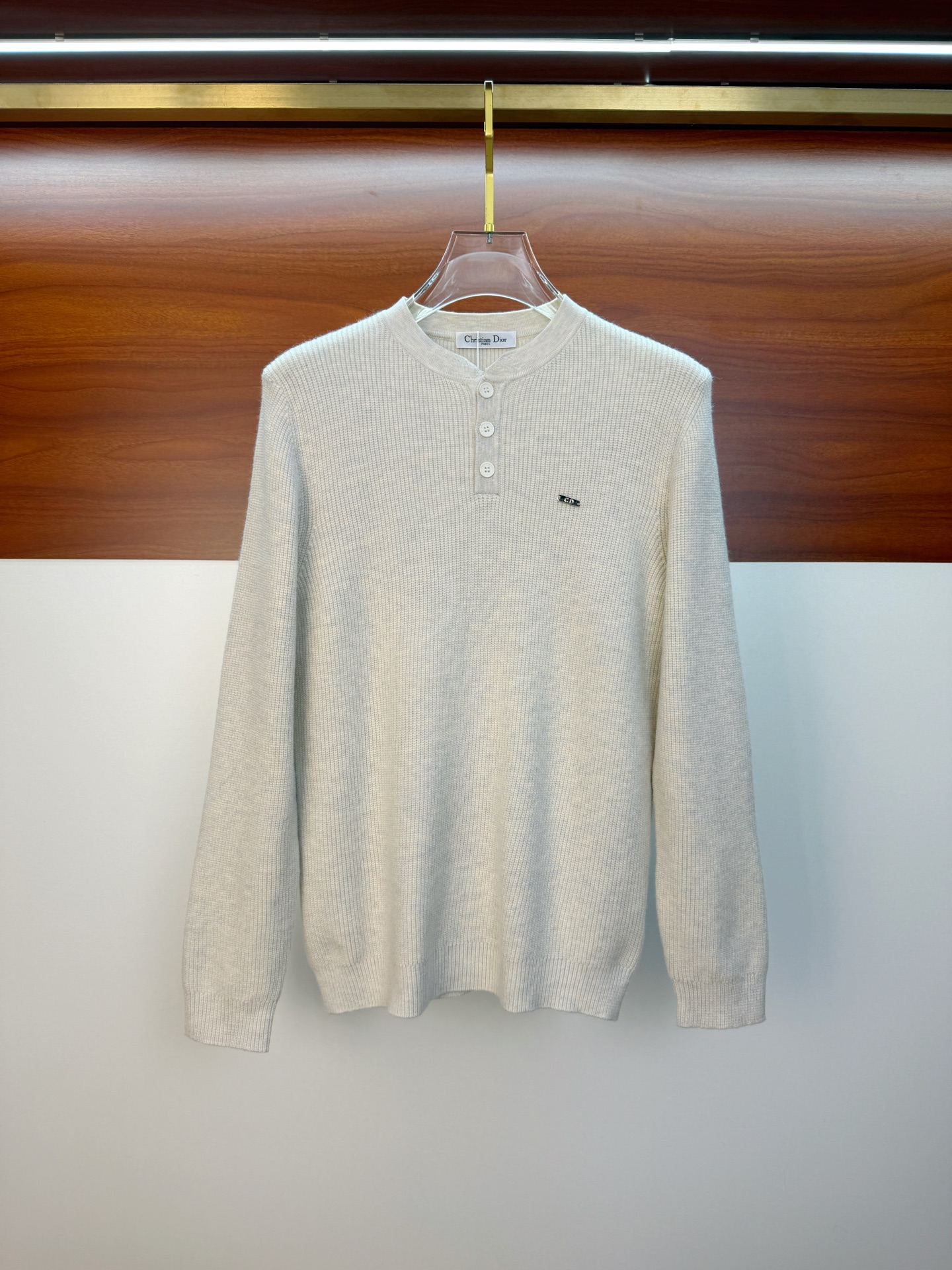 P迪奥2025【新品】秋冬新款针织羊毛开衫 高品质意大利进口羊毛混纺面料，高密度针织，时尚百搭毛衣，帅气