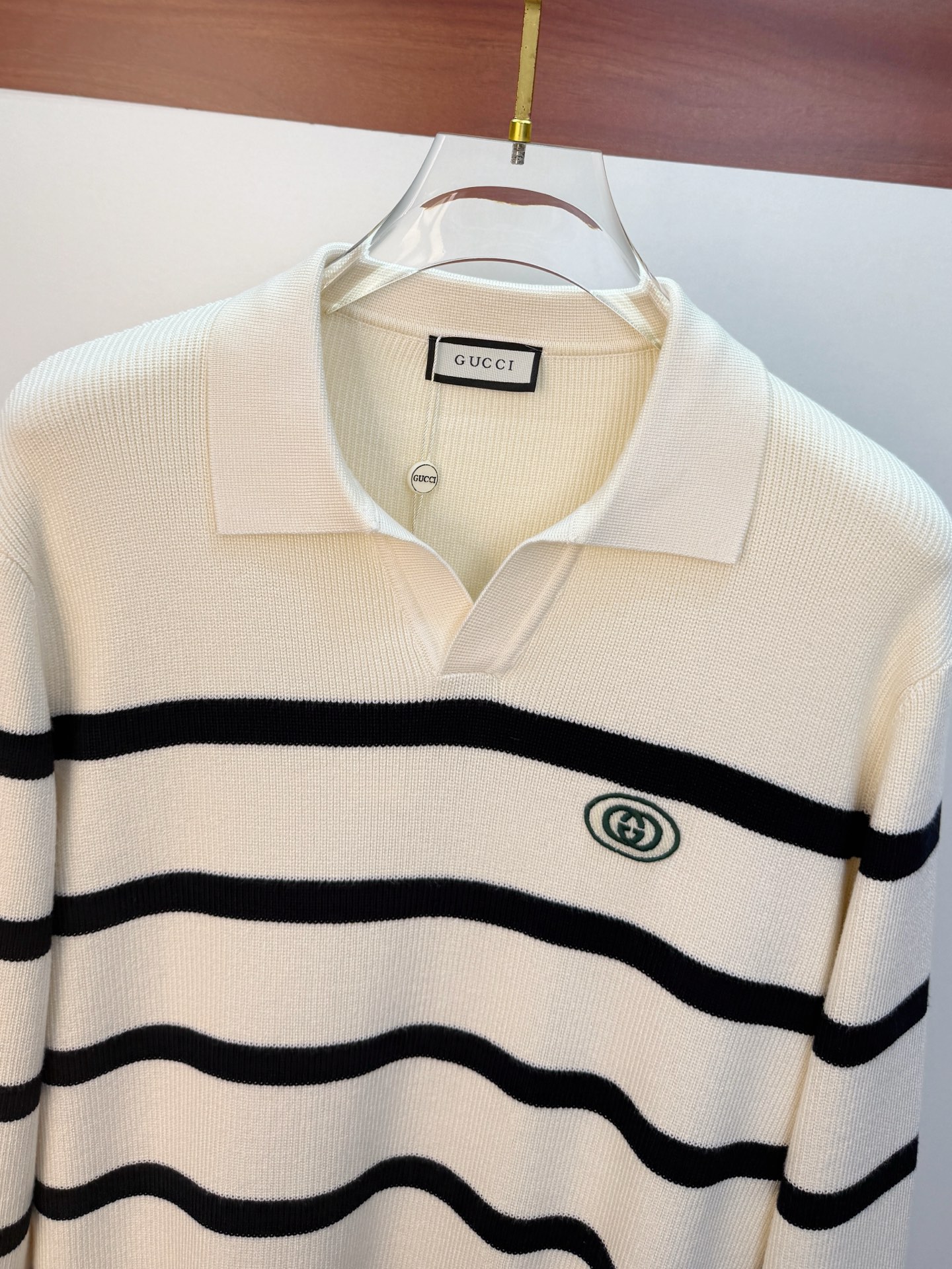 P古驰2025【新品】秋冬新款针织羊毛开衫 高品质意大利进口羊毛混纺面料，高密度针织，时尚百搭毛衣，帅气