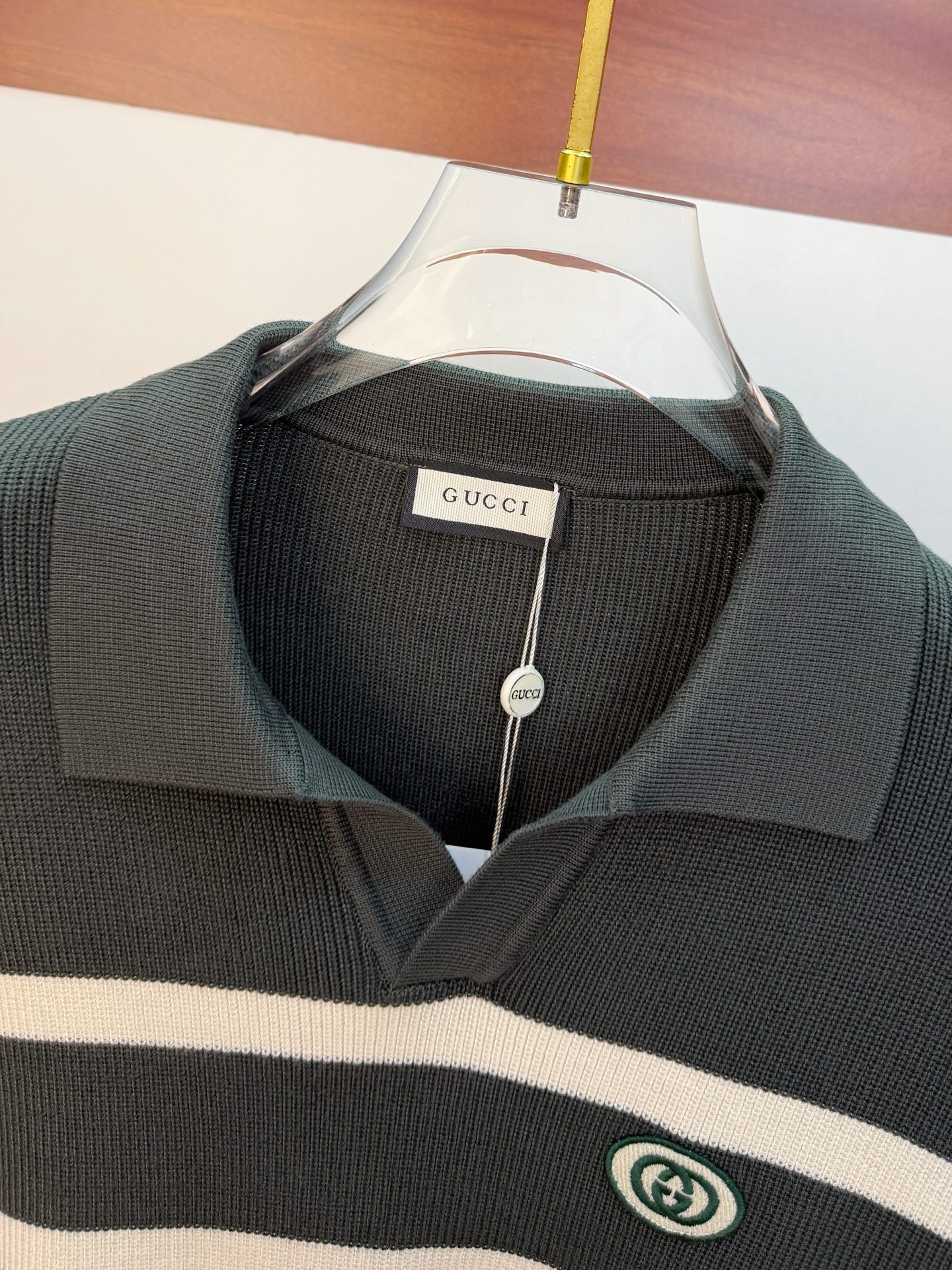 P古驰2025【新品】秋冬新款针织羊毛开衫 高品质意大利进口羊毛混纺面料，高密度针织，时尚百搭毛衣，帅气