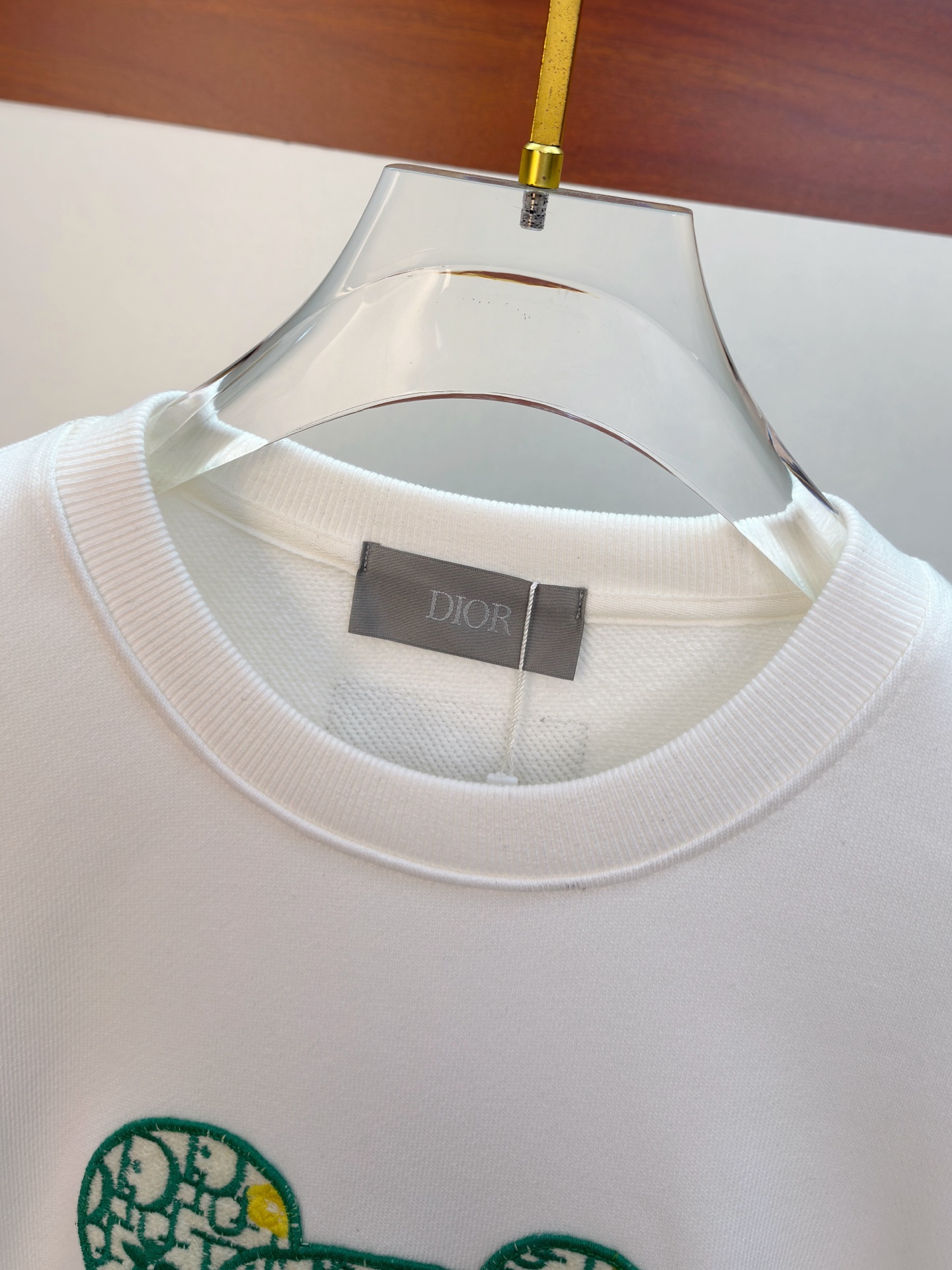 P迪奥25SS【新品】最新最顶级版本精美工艺圆领卫衣，最顶级的品质专柜原单套头衫，顶级制作工艺进口面料，