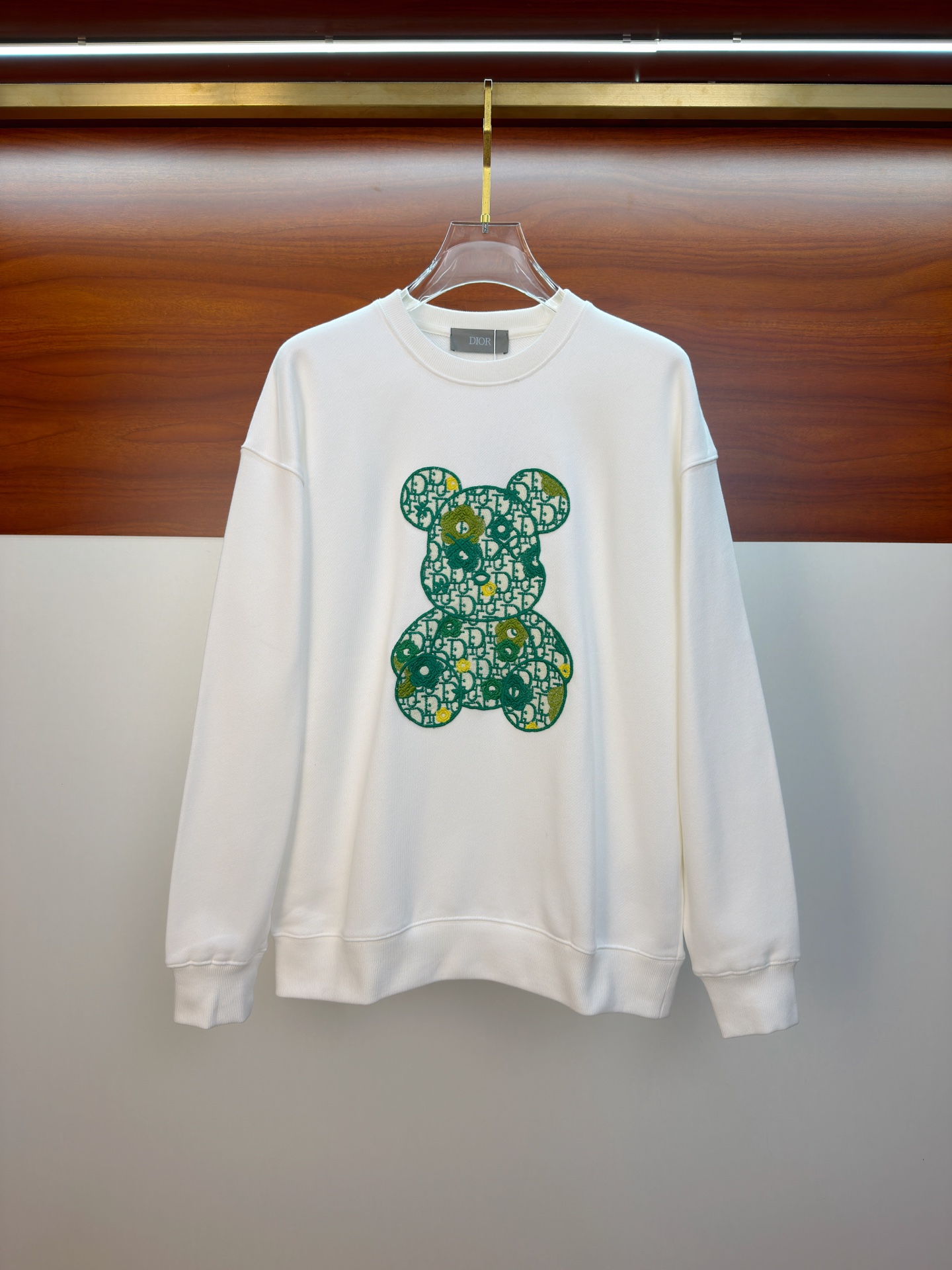 P迪奥25SS【新品】最新最顶级版本精美工艺圆领卫衣，最顶级的品质专柜原单套头衫，顶级制作工艺进口面料，