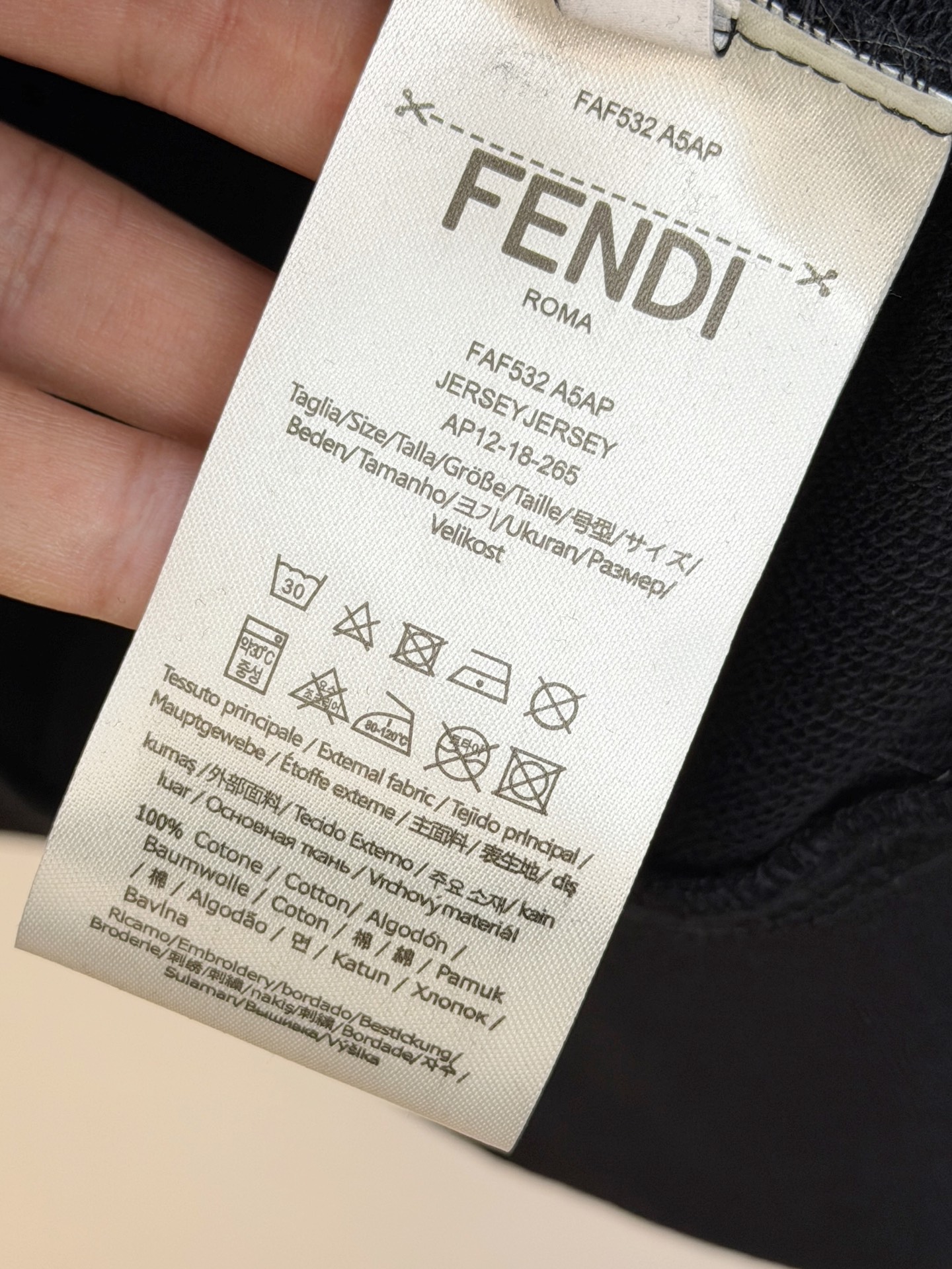 P芬迪25SS【新品】最新最顶级版本精美工艺圆领卫衣，最顶级的品质专柜原单套头衫，顶级制作工艺进口面料，