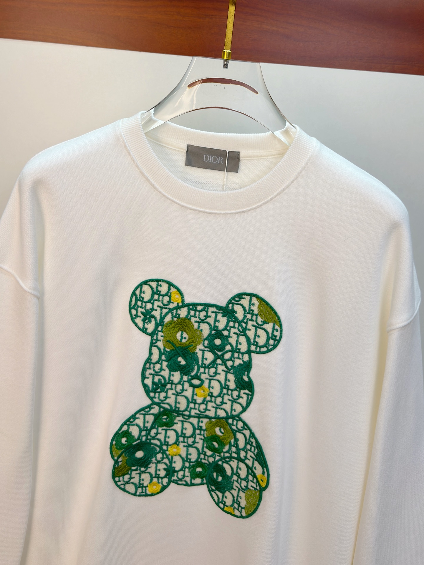 P迪奥25SS【新品】最新最顶级版本精美工艺圆领卫衣，最顶级的品质专柜原单套头衫，顶级制作工艺进口面料，