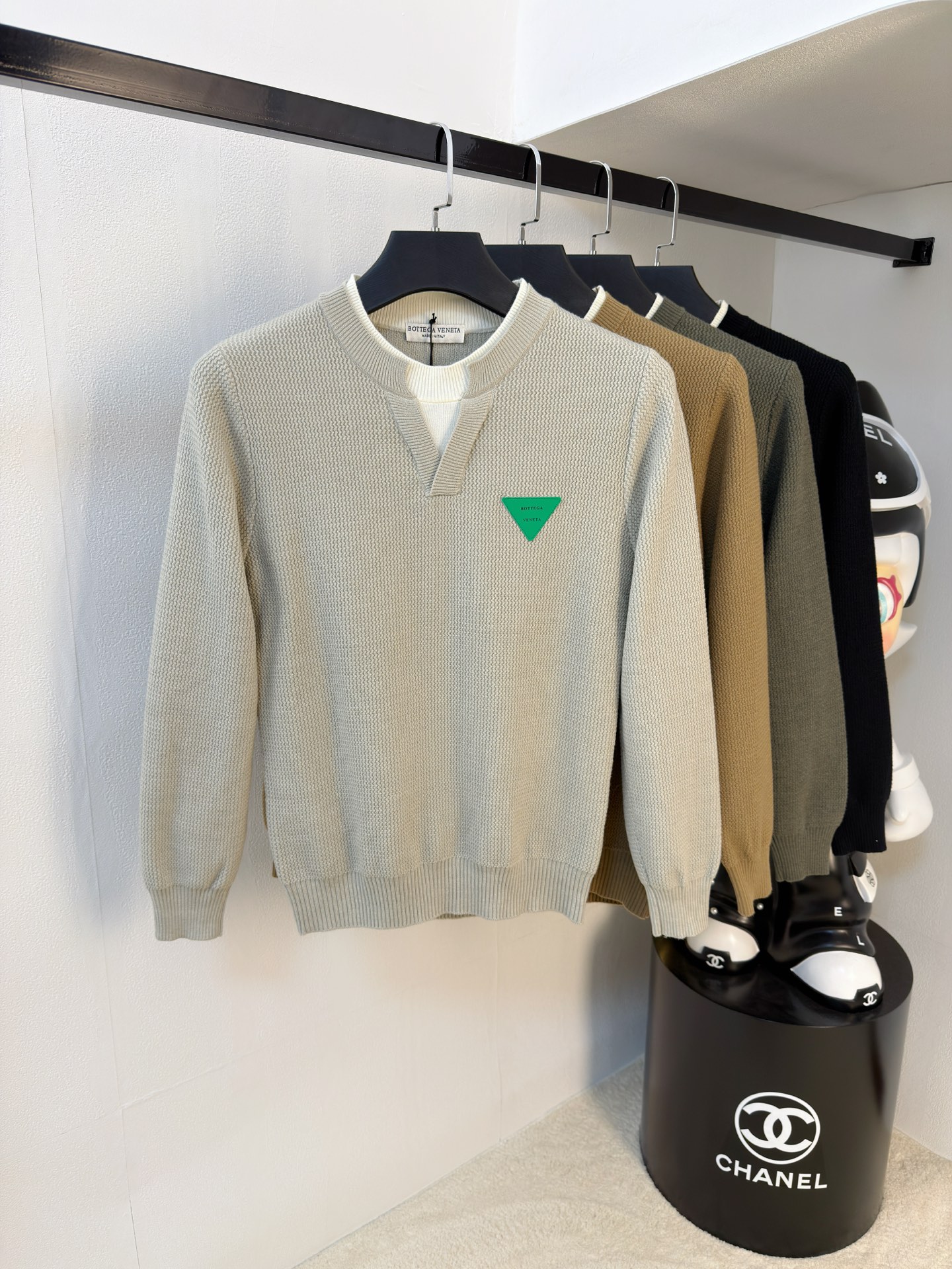 PBv 2025【新品】秋冬新款针织羊毛衫高品质意大利进口羊毛混纺面料，高密度针织，时尚百搭毛衣，帅气十