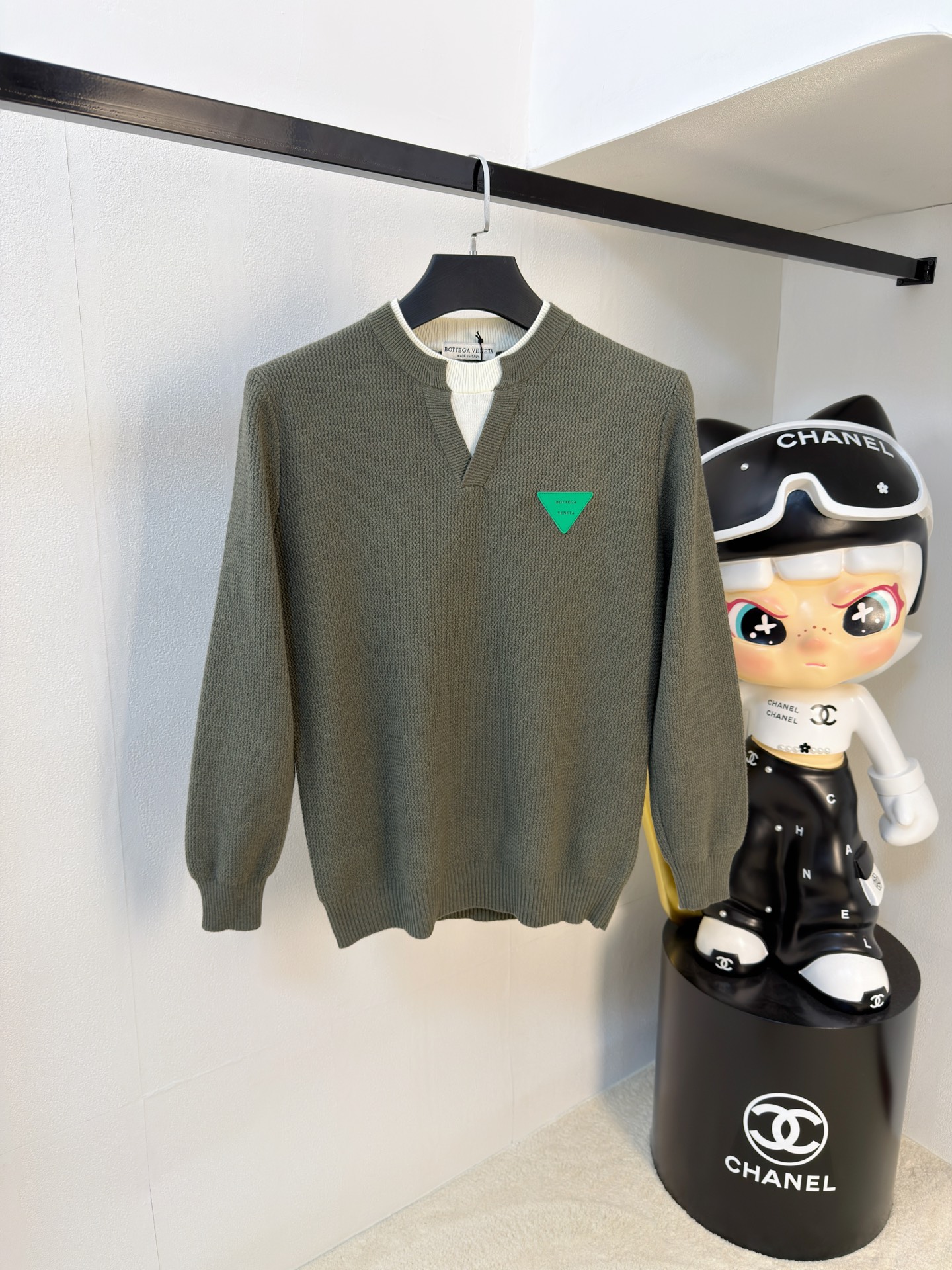 PBv 2025【新品】秋冬新款针织羊毛衫高品质意大利进口羊毛混纺面料，高密度针织，时尚百搭毛衣，帅气十