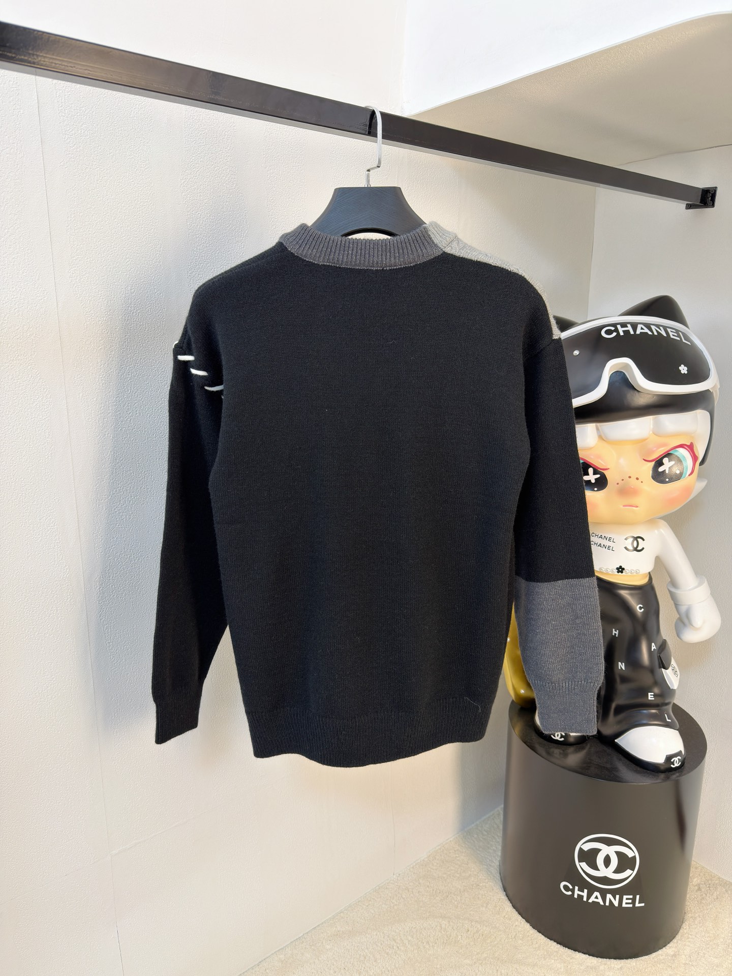 PLV 2025【新品】秋冬新款针织羊毛衫高品质意大利进口羊毛混纺面料，高密度针织，时尚百搭毛衣，帅气十