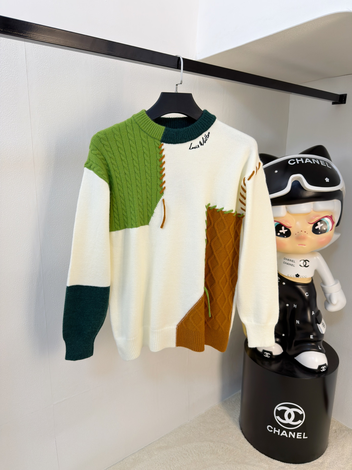 PLV 2025【新品】秋冬新款针织羊毛衫高品质意大利进口羊毛混纺面料，高密度针织，时尚百搭毛衣，帅气十