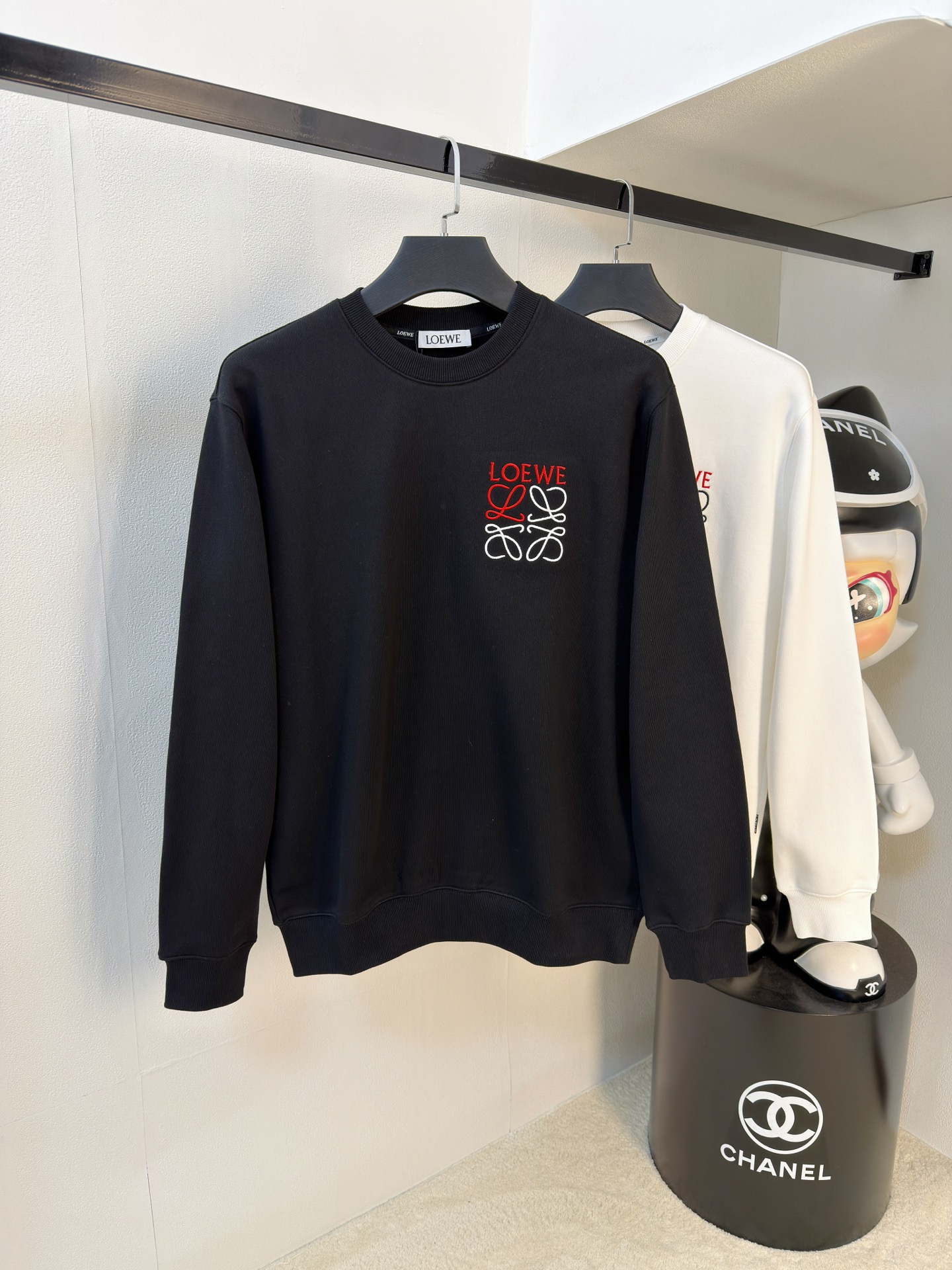 P罗意威25SS【新品】最新最顶级版本精美工艺圆领卫衣，最顶级的品质专柜原单套头衫，顶级制作工艺进口面料