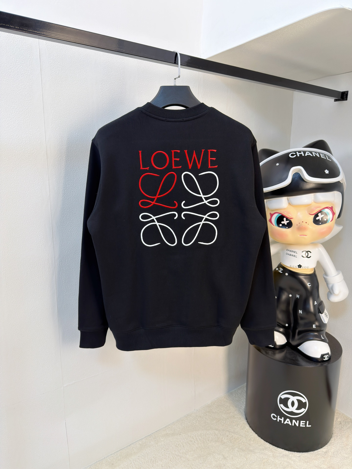 P罗意威25SS【新品】最新最顶级版本精美工艺圆领卫衣，最顶级的品质专柜原单套头衫，顶级制作工艺进口面料