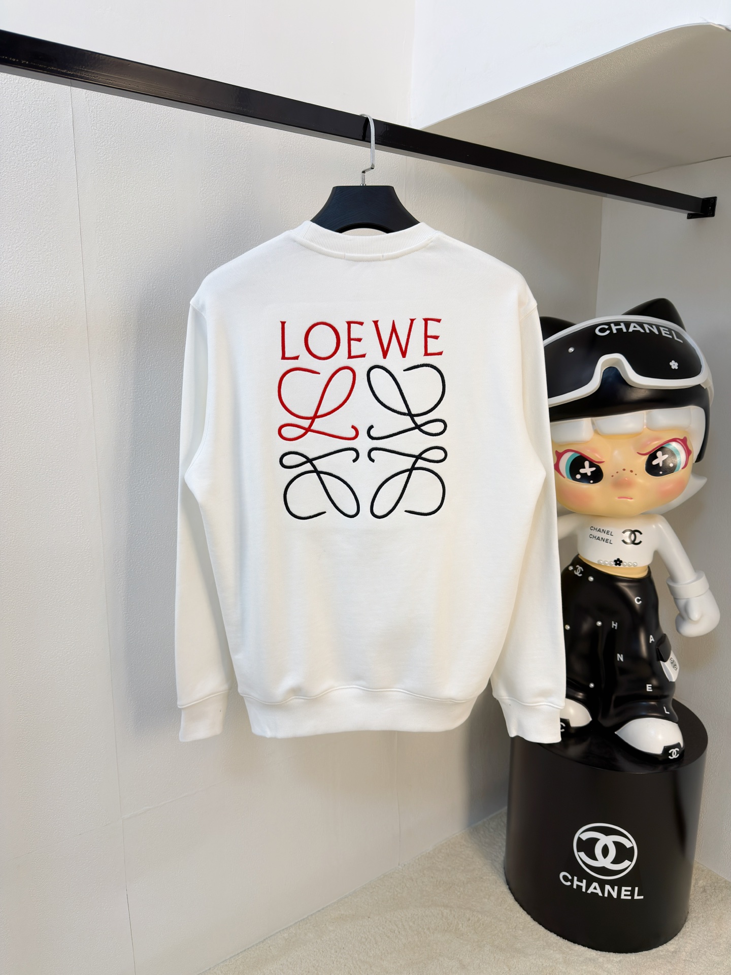 P罗意威25SS【新品】最新最顶级版本精美工艺圆领卫衣，最顶级的品质专柜原单套头衫，顶级制作工艺进口面料