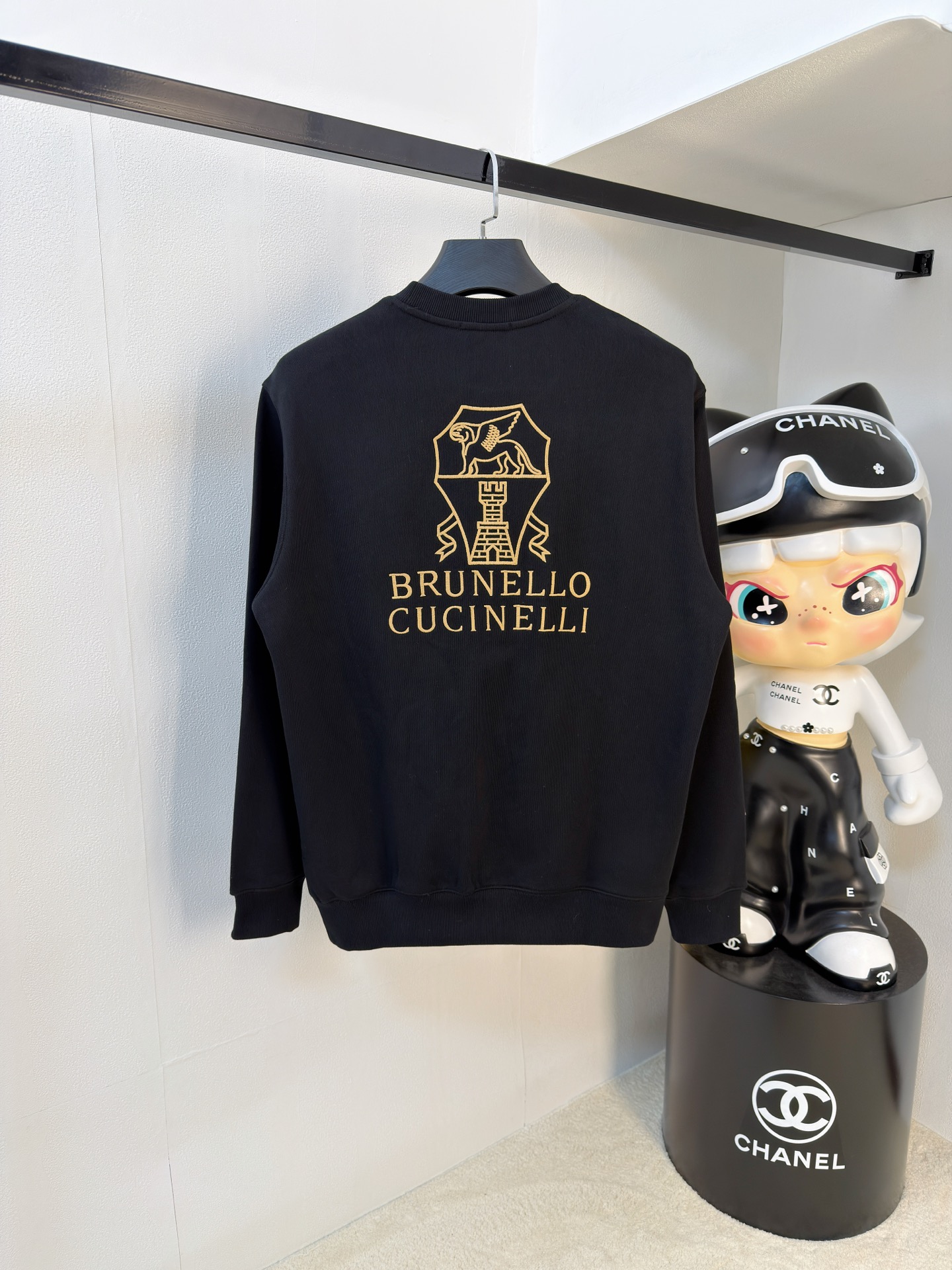 P布鲁图25SS【新品】最新最顶级版本精美工艺圆领卫衣，最顶级的品质专柜原单套头衫，顶级制作工艺进口面料