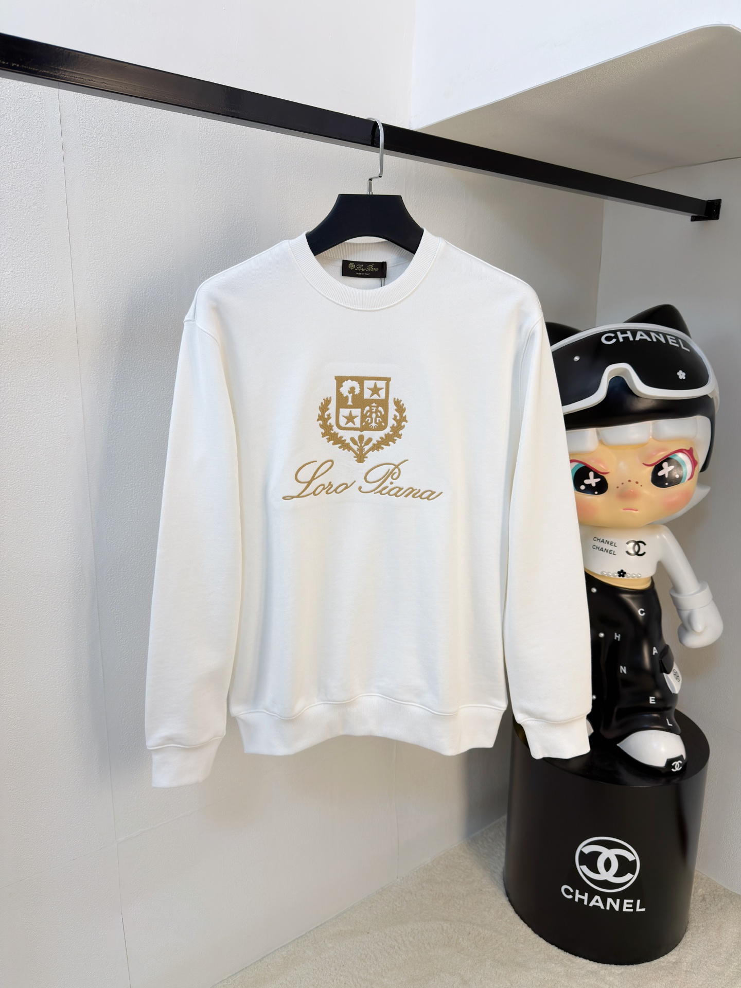 PLSS【新品】最新最顶级版本精美工艺圆领卫衣，最顶级的品质专柜原单套头衫，顶级制作工艺进口面料，专柜品