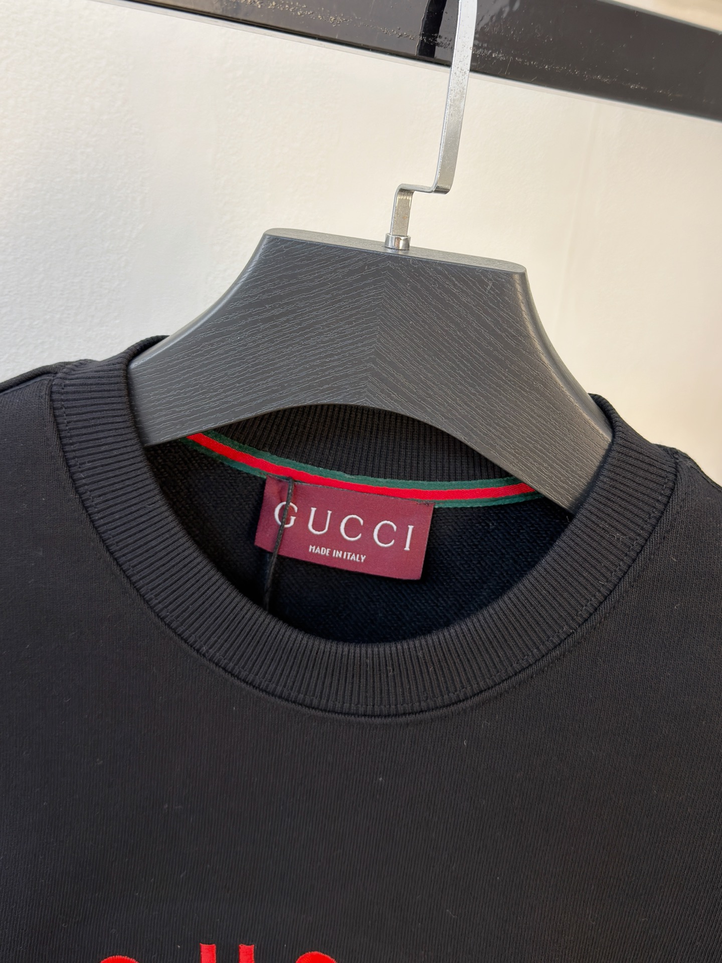 P古驰25SS【新品】最新最顶级版本精美工艺圆领卫衣，最顶级的品质专柜原单套头衫，顶级制作工艺进口面料，