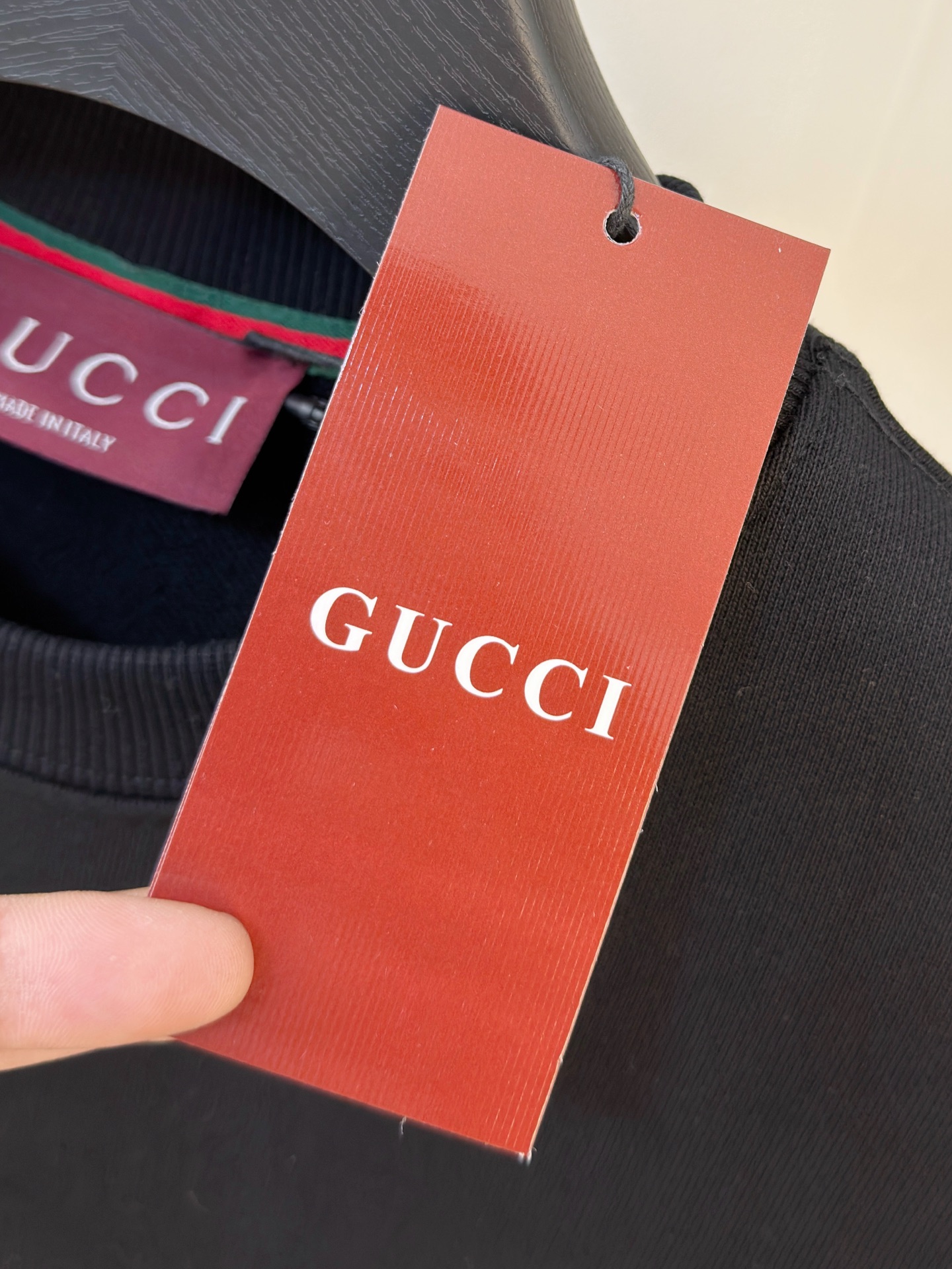 P古驰25SS【新品】最新最顶级版本精美工艺圆领卫衣，最顶级的品质专柜原单套头衫，顶级制作工艺进口面料，