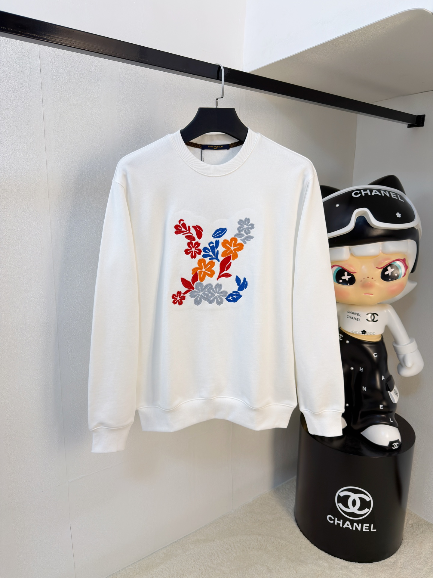 PLV 25SS【新品】最新最顶级版本精美工艺圆领卫衣，最顶级的品质专柜原单套头衫，顶级制作工艺进口面料