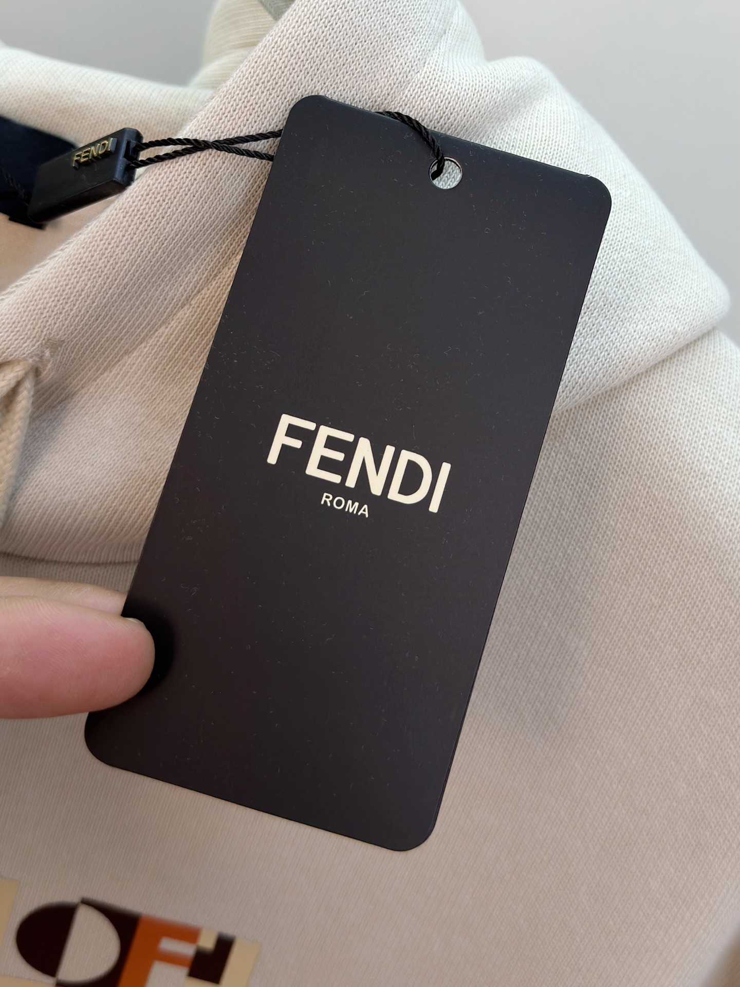 🌾芬迪25SS【新品】最新最顶级版本精美工艺连帽卫衣，最顶级的品质专柜原单套头衫，顶级制作工艺进口面料，