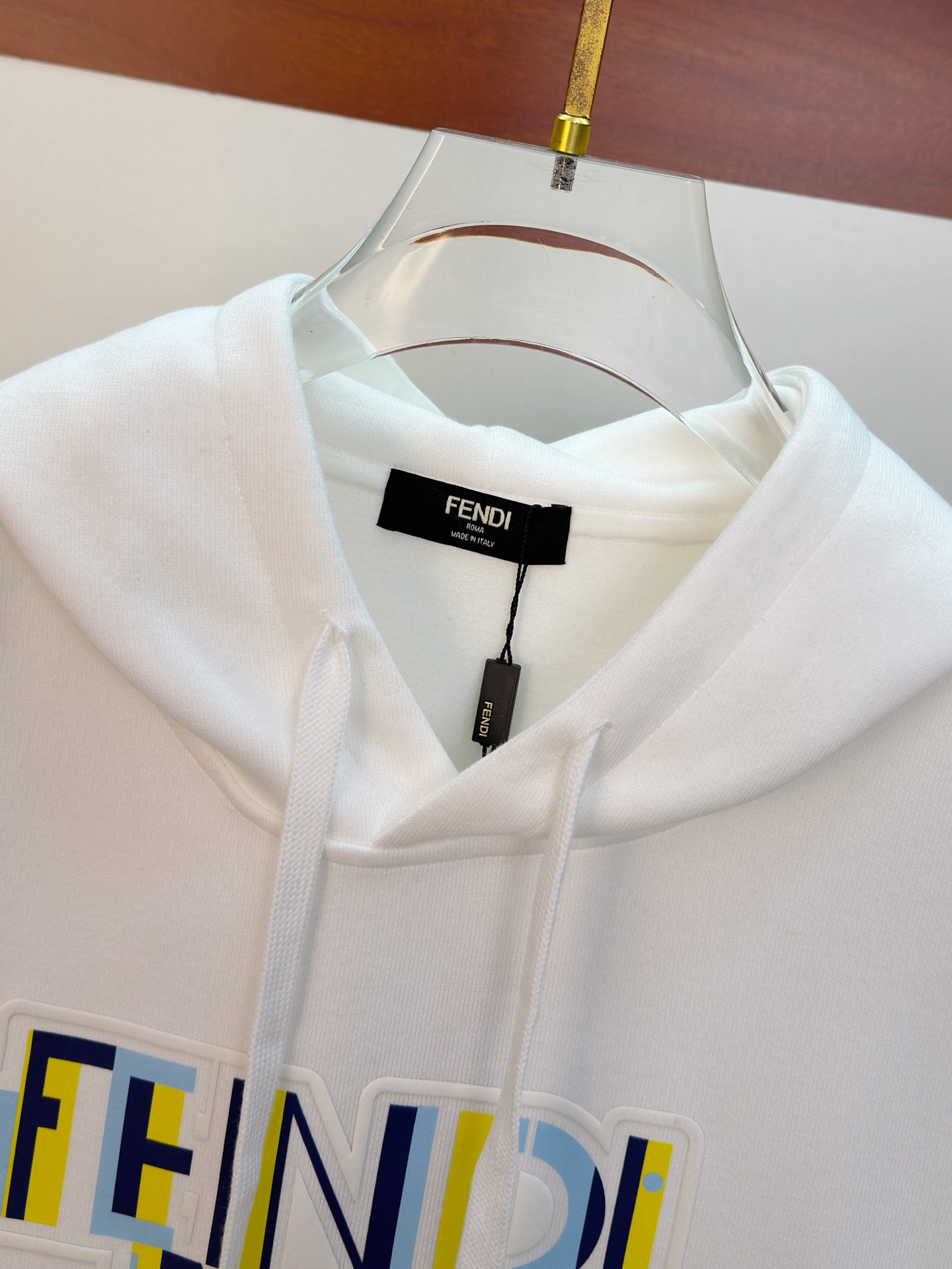 🌾芬迪25SS【新品】最新最顶级版本精美工艺连帽卫衣，最顶级的品质专柜原单套头衫，顶级制作工艺进口面料，