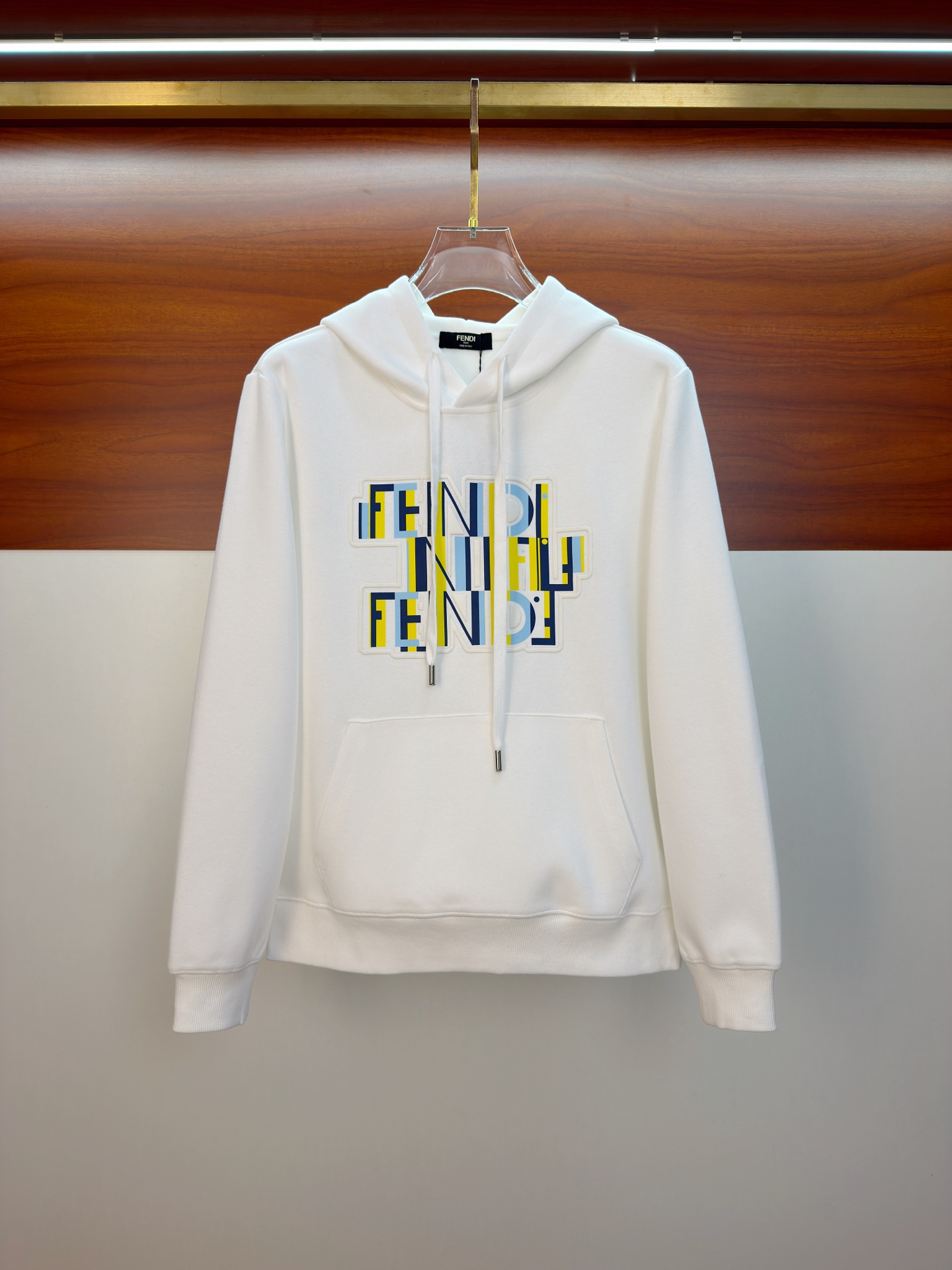 🌾芬迪25SS【新品】最新最顶级版本精美工艺连帽卫衣，最顶级的品质专柜原单套头衫，顶级制作工艺进口面料，