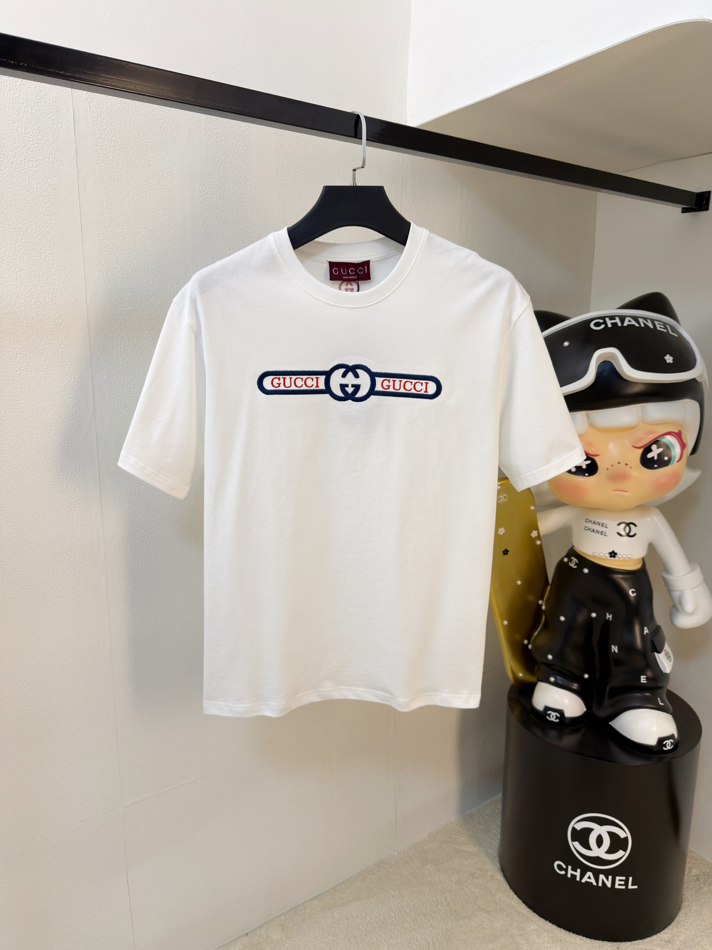 P古驰2026夏季新款短袖T恤，个性艺术系列全网独家首发 百搭款细节处理完美纯棉面料十分精致 原版面料 