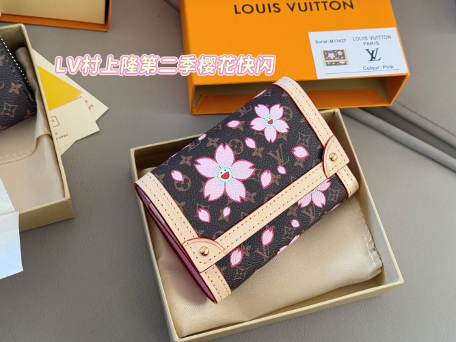 Louis Vuitton Sakura Murakami Wallet Cute and Convenient 1 Louis Vuitton Sakura Murakami Wallet Cute and Convenient