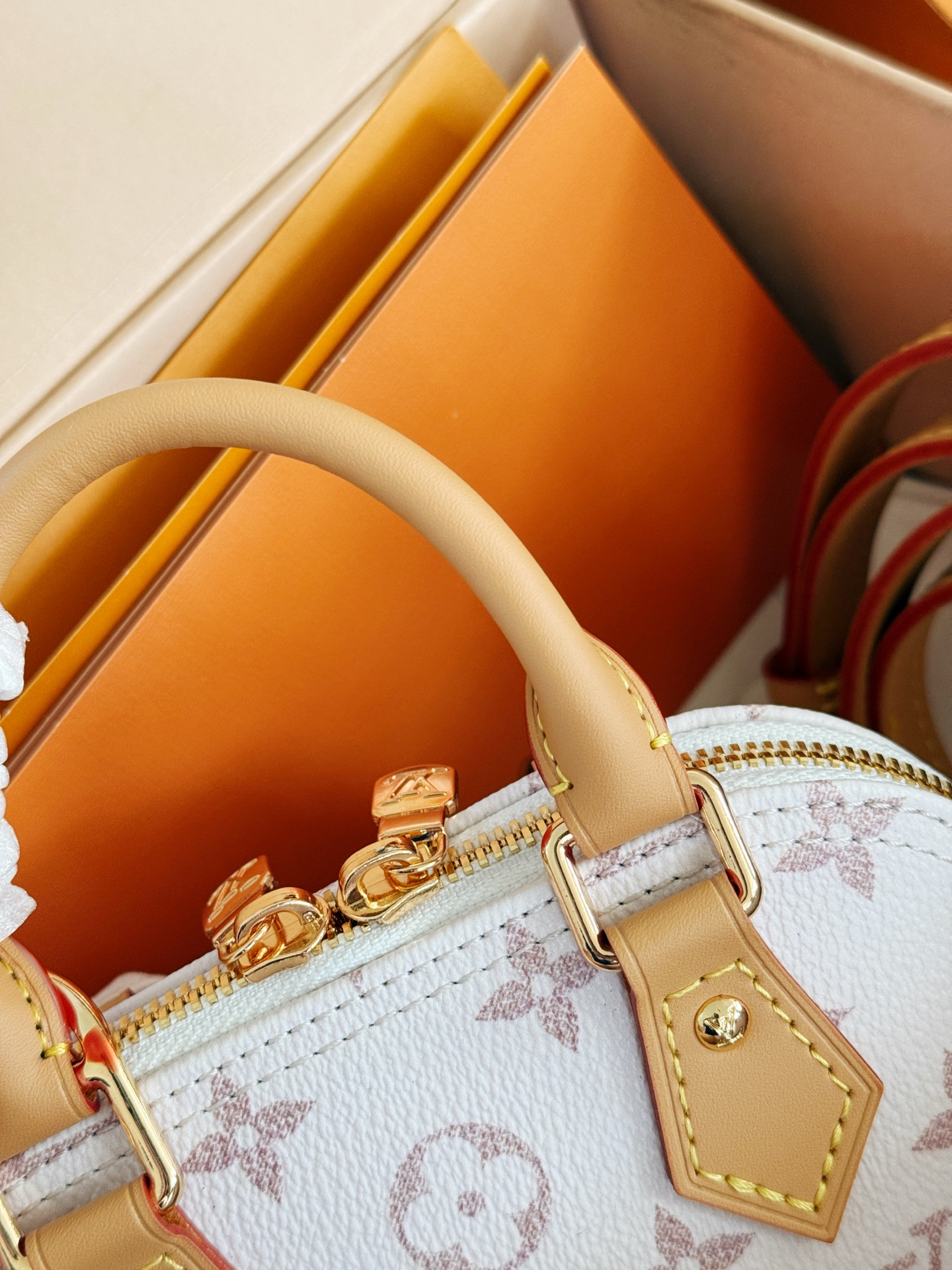 Louis Vuitton Nano Alma Bolso de Concha Monograma Dune, 20 cm 6 i1749881127194 3640 0 4