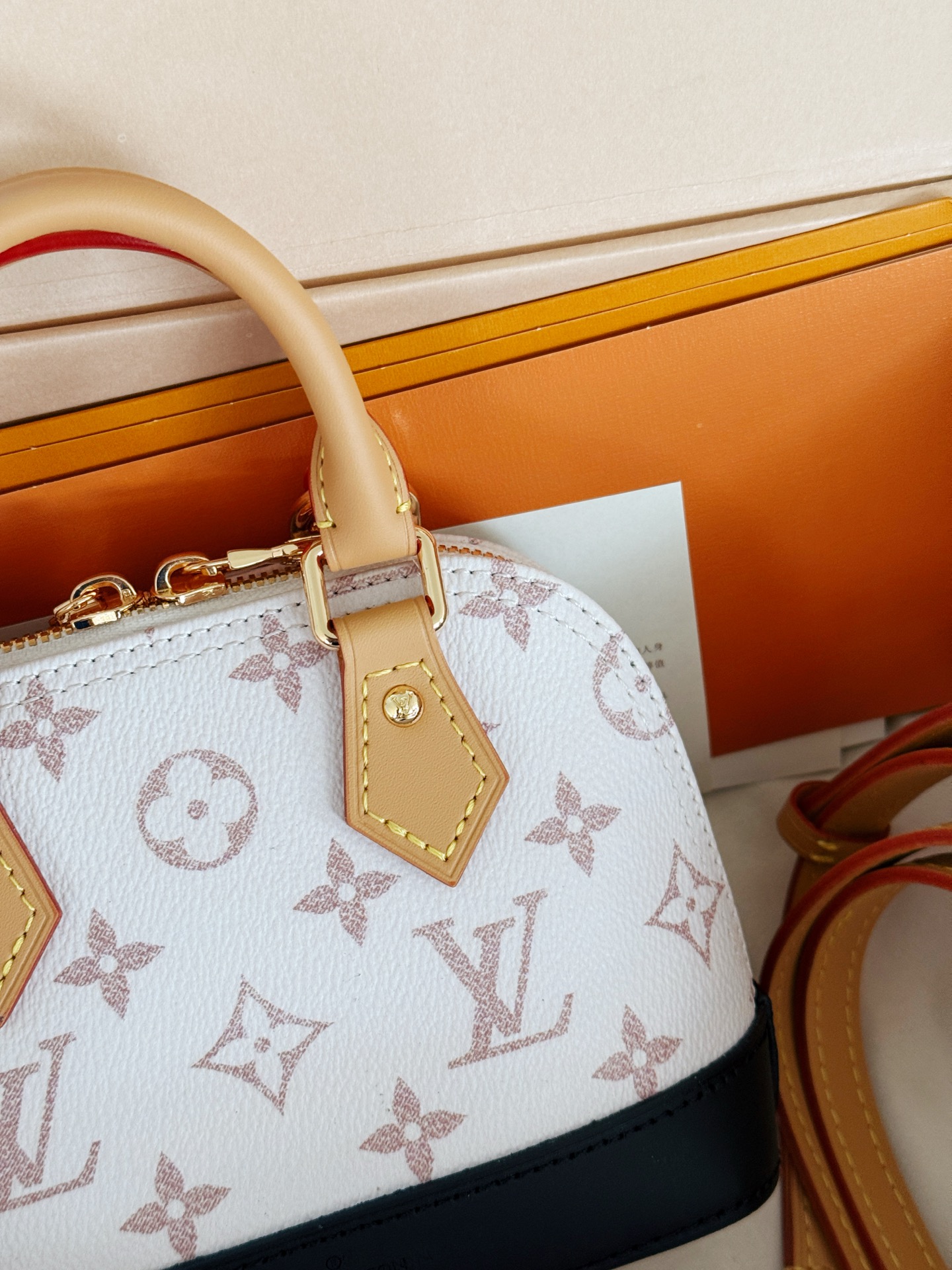 Louis Vuitton Nano Alma Bolso de Concha Monograma Dune, 20 cm 4 i1749881128920 3452 0 2