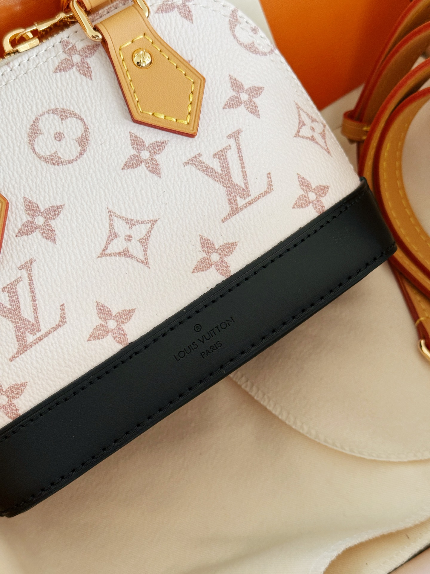 Louis Vuitton Nano Alma Bolso de Concha Monograma Dune, 20 cm 5 i1749881128956 2783 0 3