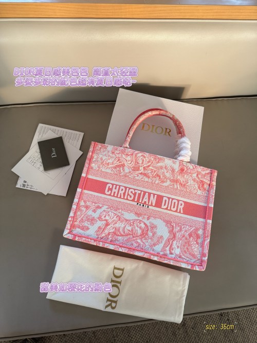 Christian Dior Pink Book Tote Bag - Spring Limited Edition 1 Christian Dior Pink Book Tote Bag - Spring Limited Edition
