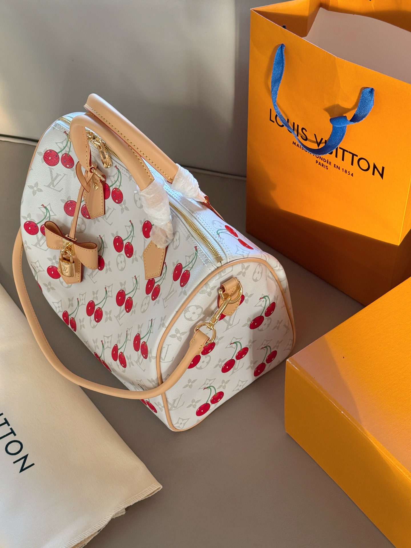 Louis Vuitton Speedy 30: Bolso Icónico con Diseño de Cerezas 9 i1754796868308 897 0 8