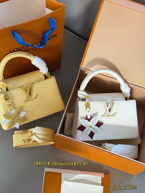Bolso de mano Capucines de Louis Vuitton en piel Taurillon con textura 16 Bolso de mano Capucines de Louis Vuitton en piel Taurillon con textura