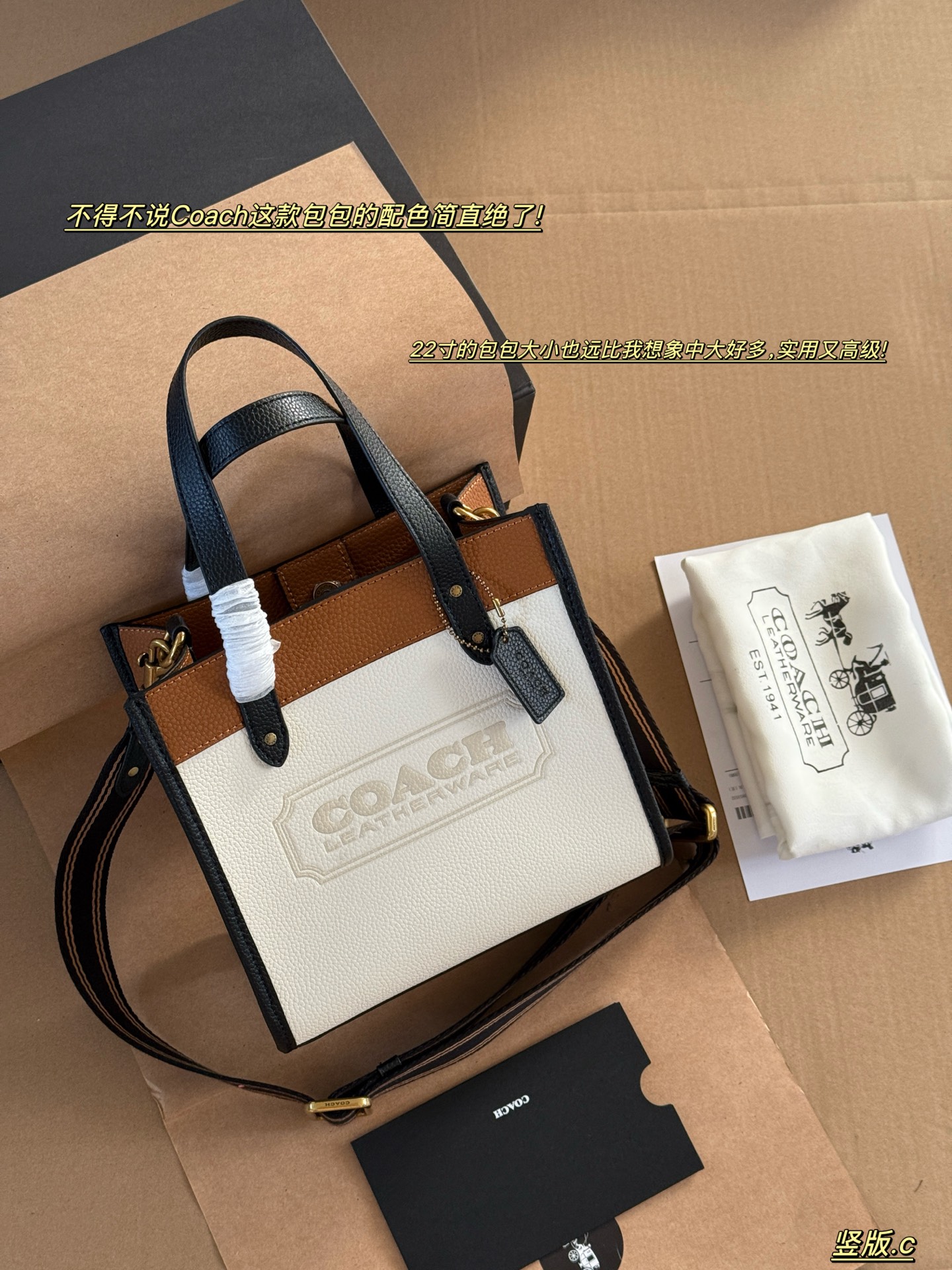 Versión mejorada, tamaño de la caja: 22*21cm (talla pequeña) ¡Este tote es simplemente mi tipo ideal! Bolso Dempsey de …