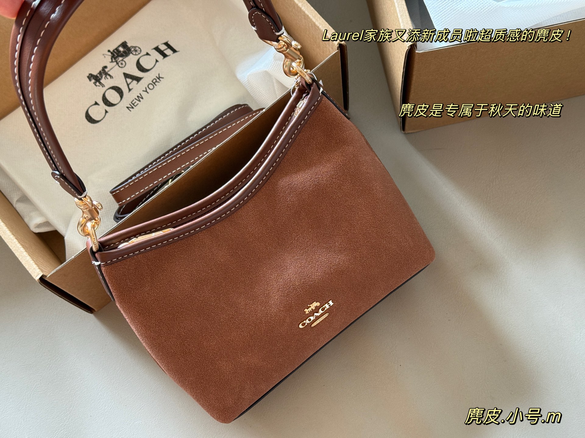 Con caja gamuza tamaño: 19*14 cm (pequeño) 31*23 cm (grande) coach c nuevo laurel bolso vagabundo realmente hermoso, bo…