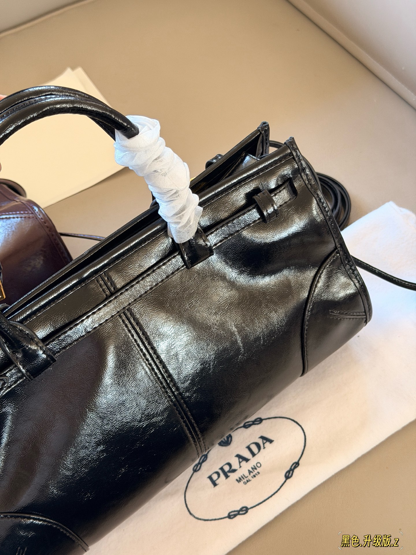 Borsa PRADA Versione aggiornata della pelle cerata — photo 5
