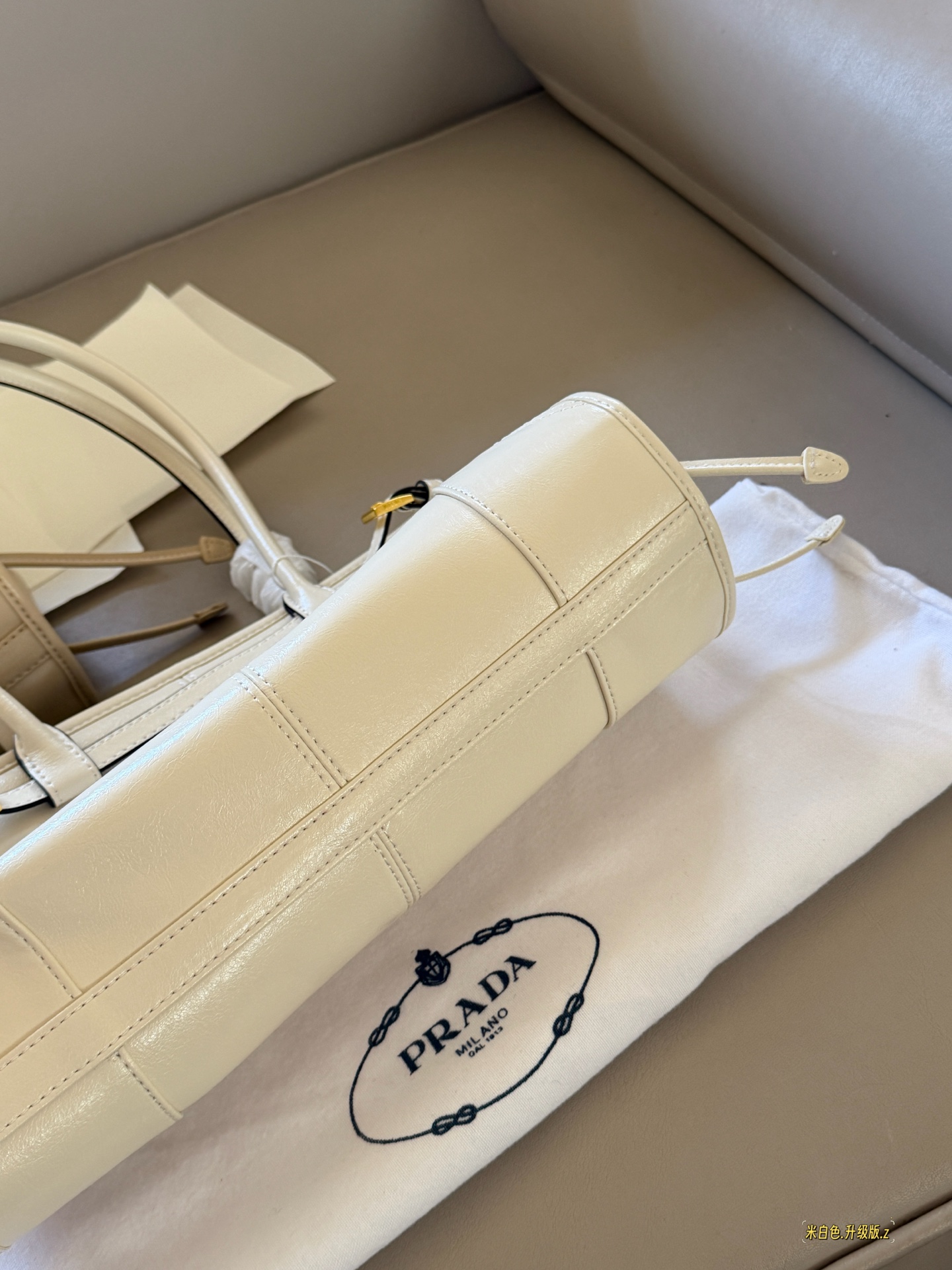 PRADA-tas Verbeterde versie van gewaxt leer — photo 9