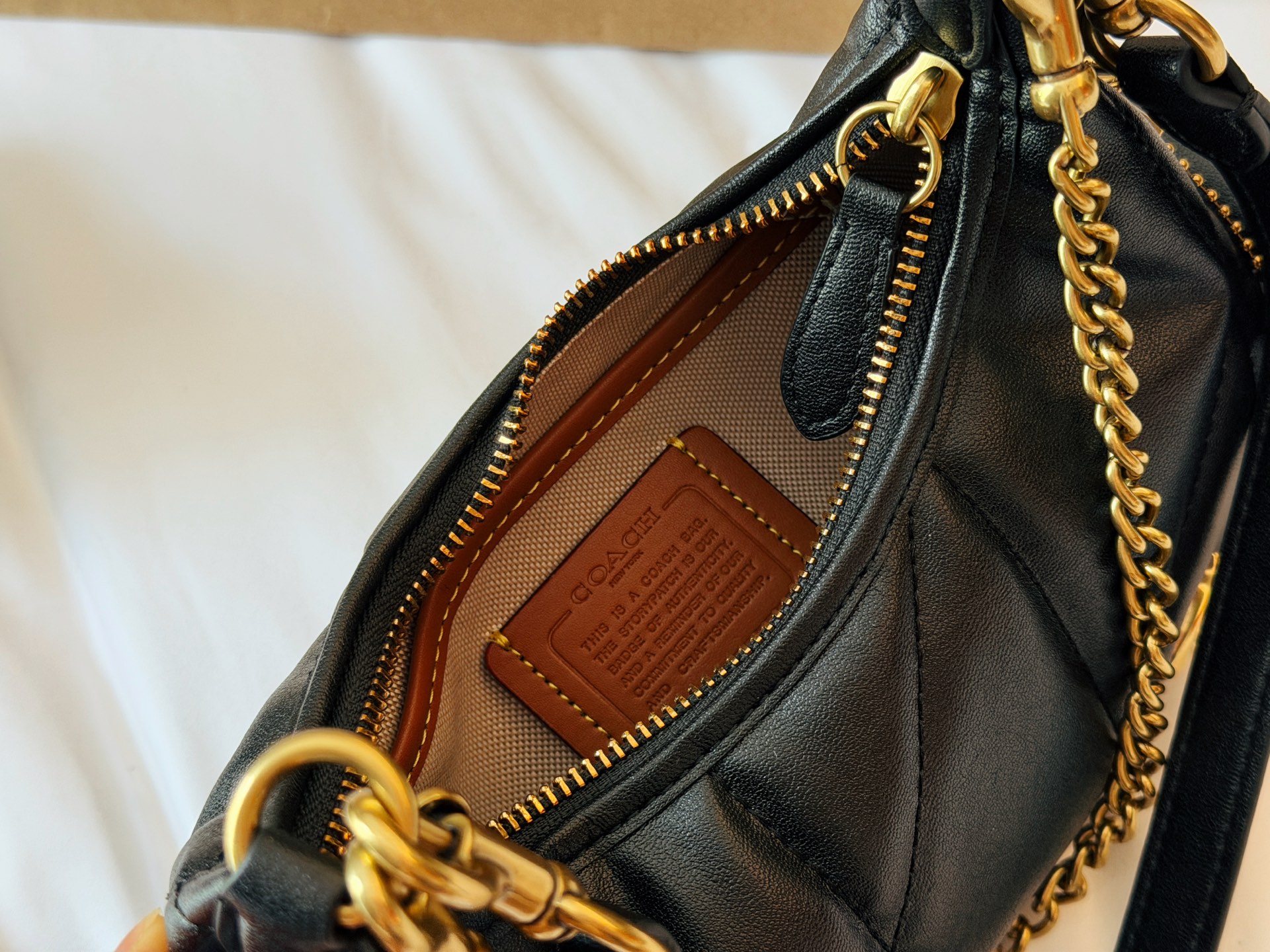Sac COACH Fil à broder avec boîte — photo 8