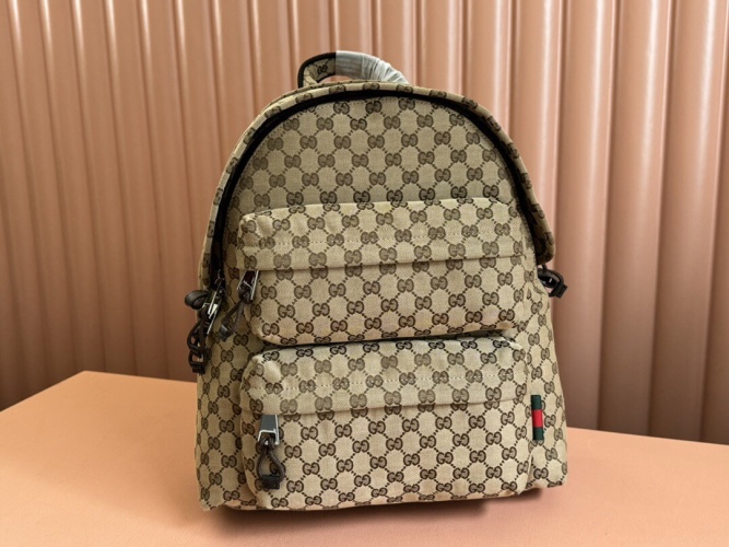 Gucci Monogram Backpack, 36.5x40x23 cm, Designer Style, Premium Quality