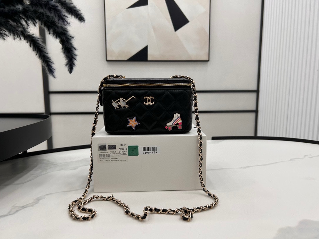 Chanel Sac À Cosmétique Sacs À Bandoulière & À Épaule Peau de mouton