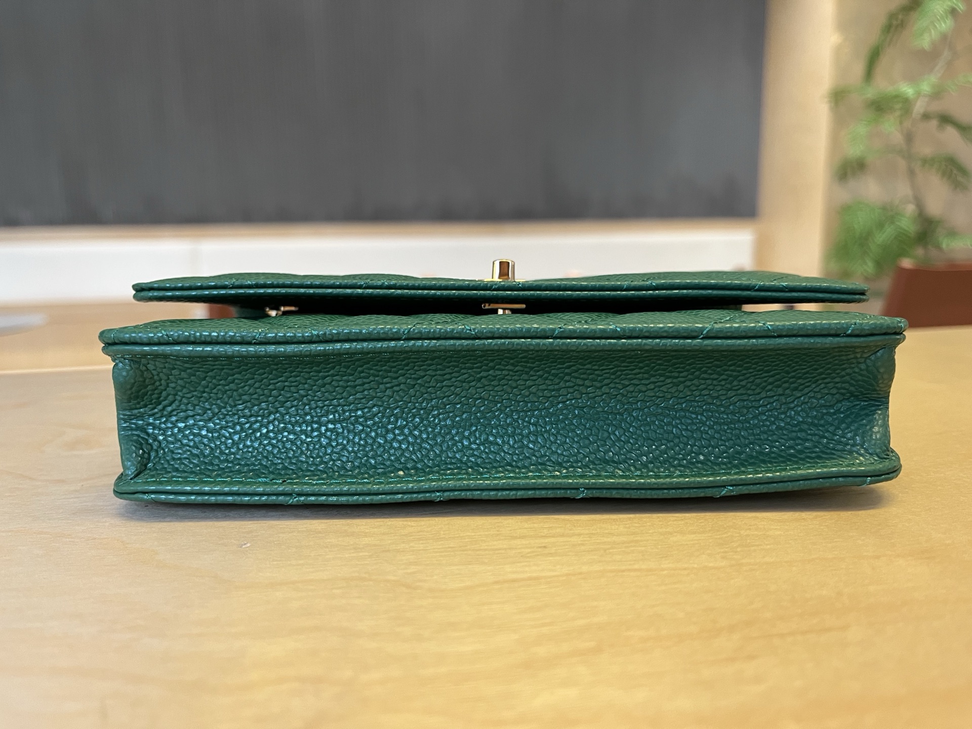 Chanel WOC Chain Wallet in Green Caviar Leather with Gold Hardware 6 i1750091902632 2434 0 4